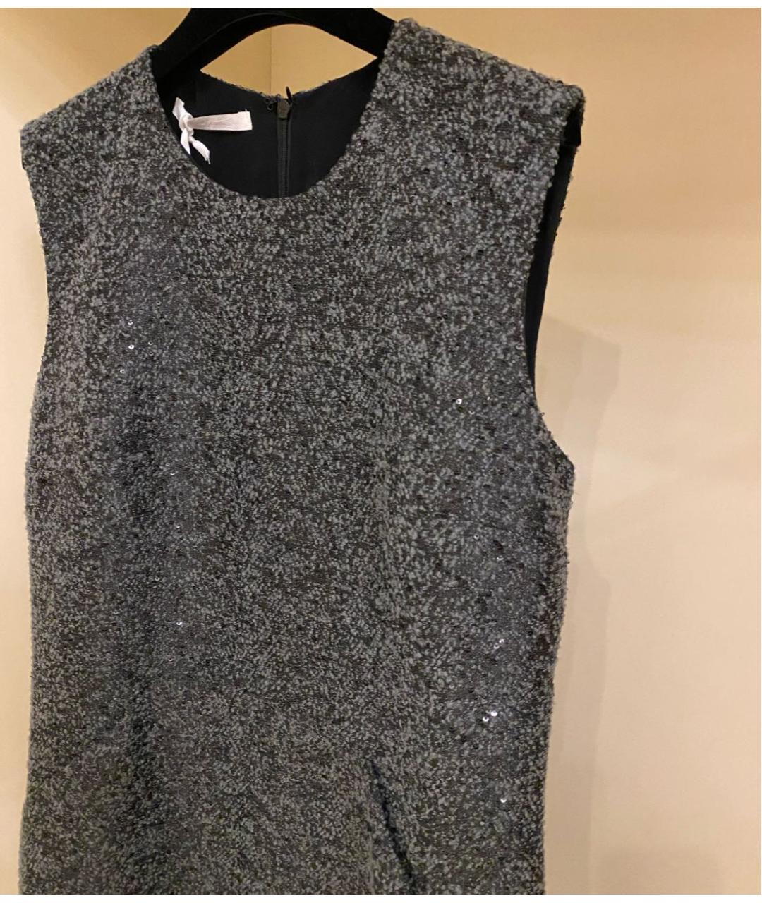 LES COPAINS Антрацитовое коктейльное платье, фото 6