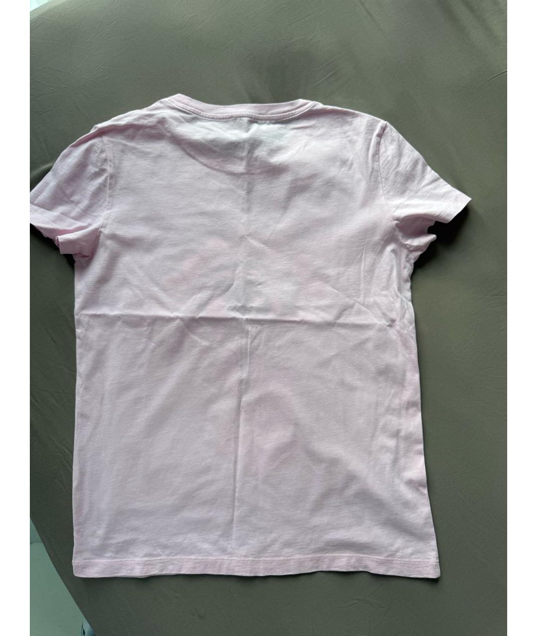 KENZO Розовая хлопковая футболка, фото 2