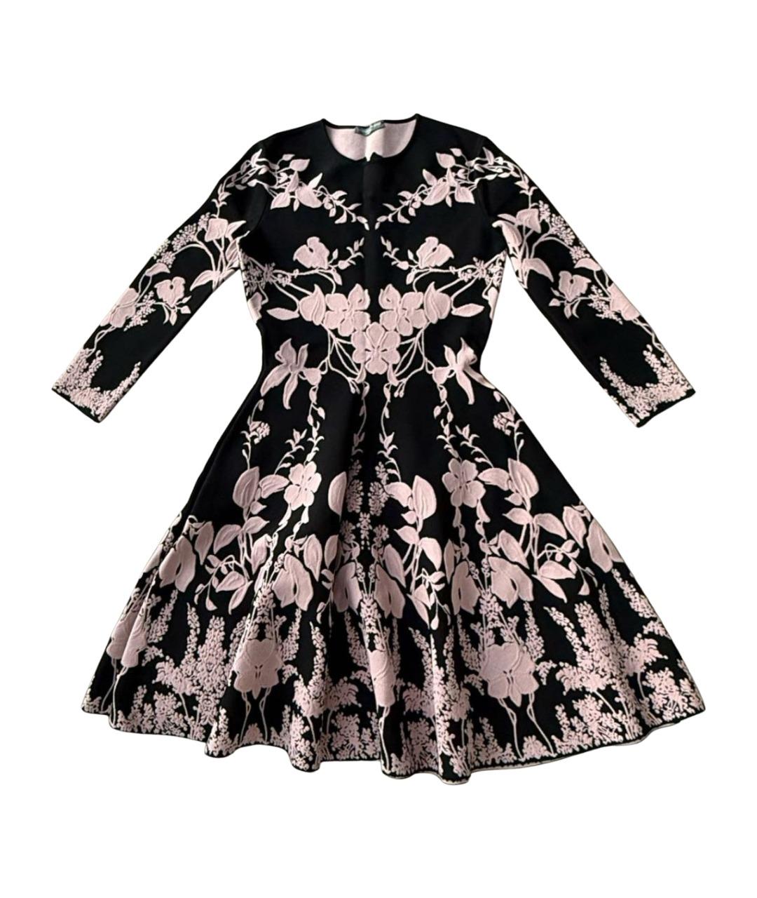 ALEXANDER MCQUEEN Мульти вискозное повседневное платье, фото 1