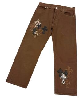 CHROME HEARTS Прямые джинсы