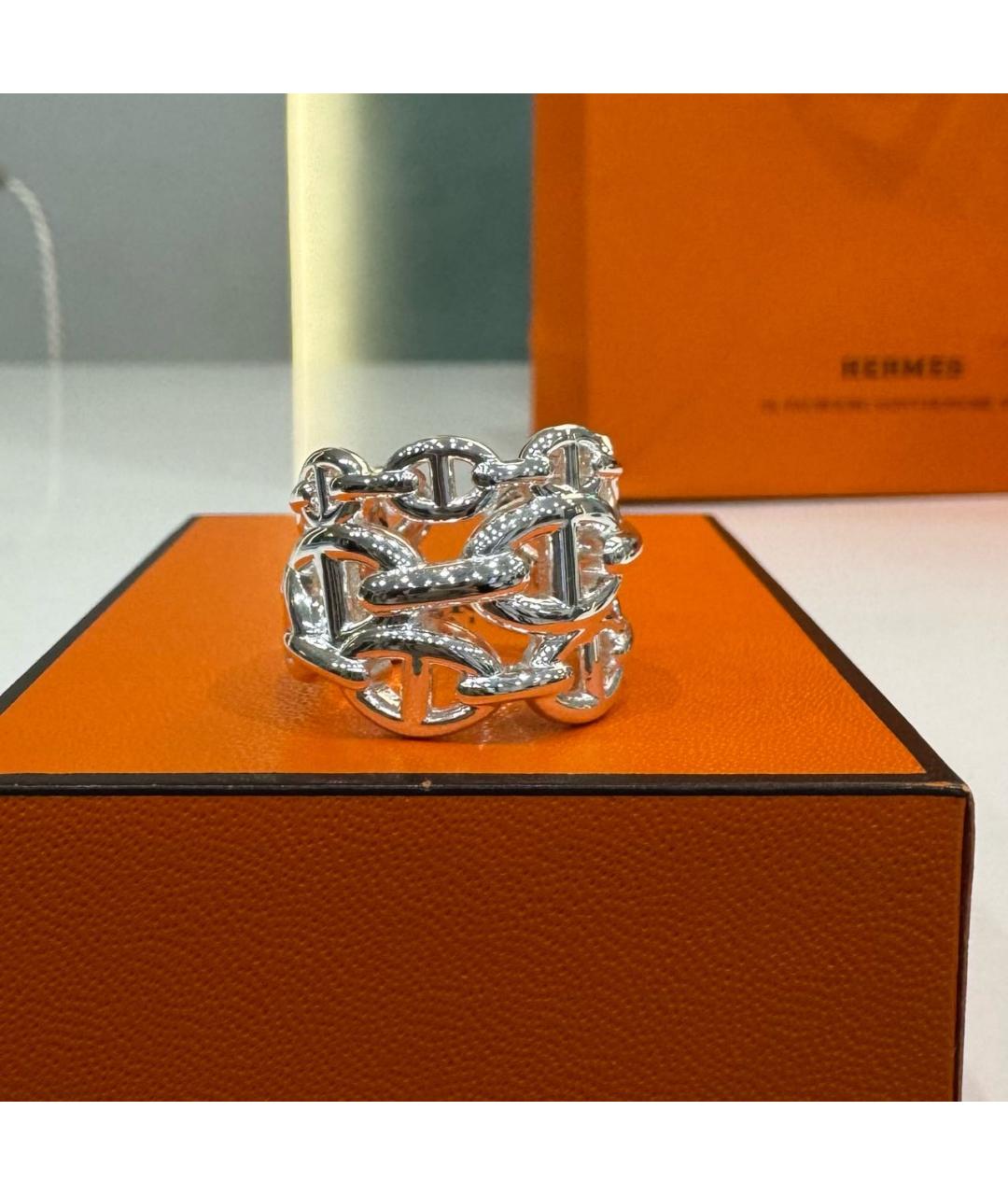 HERMES Серебряное серебряное кольцо, фото 5