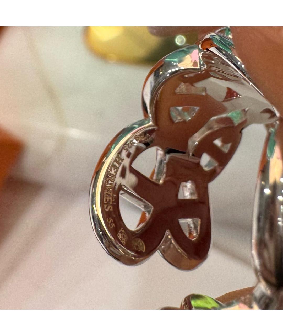 HERMES Серебряное серебряное кольцо, фото 3