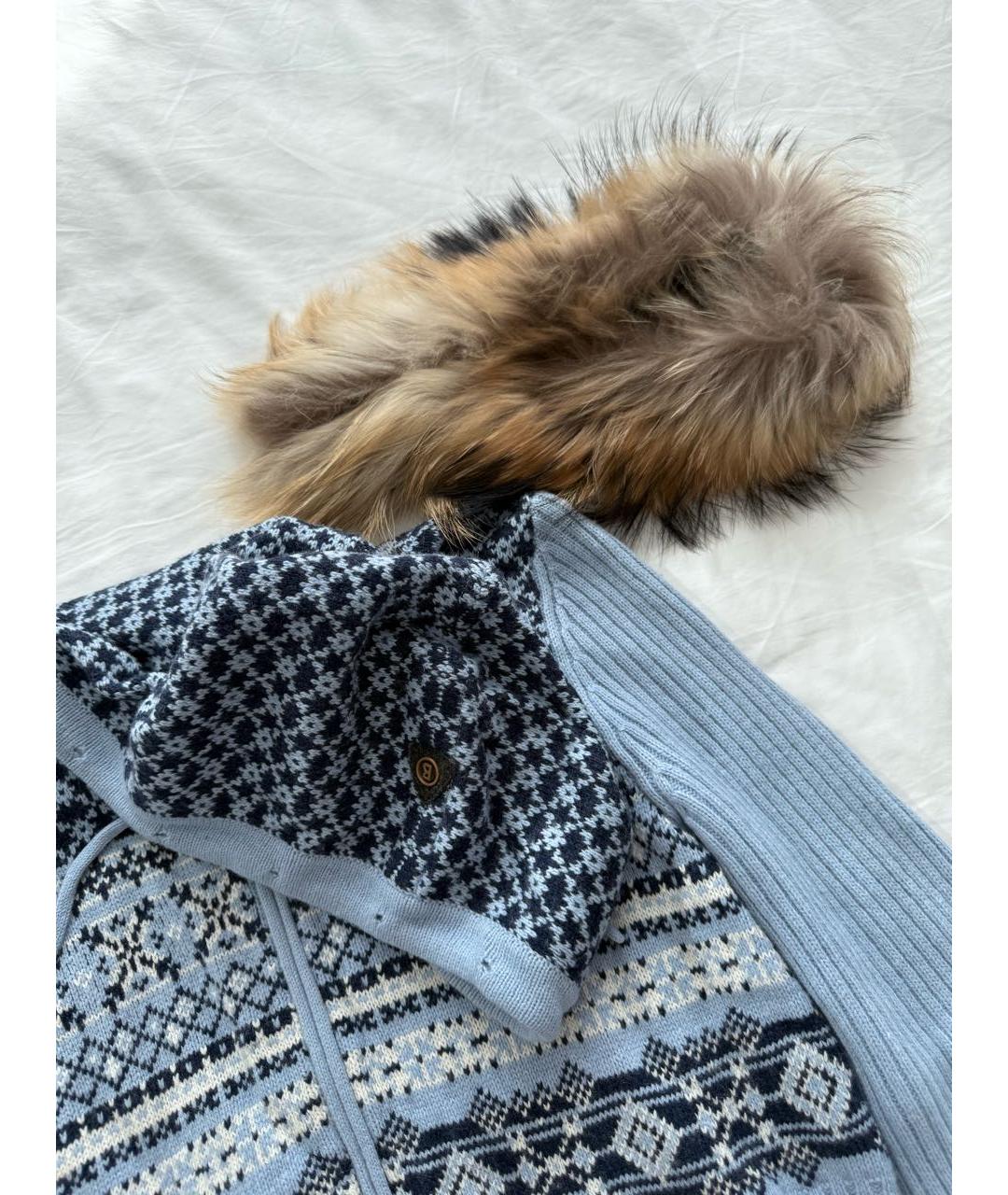 BOGNER Синий джемпер / свитер, фото 3