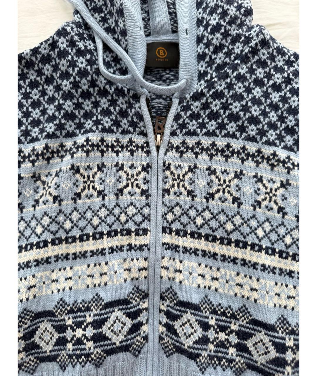 BOGNER Синий джемпер / свитер, фото 4