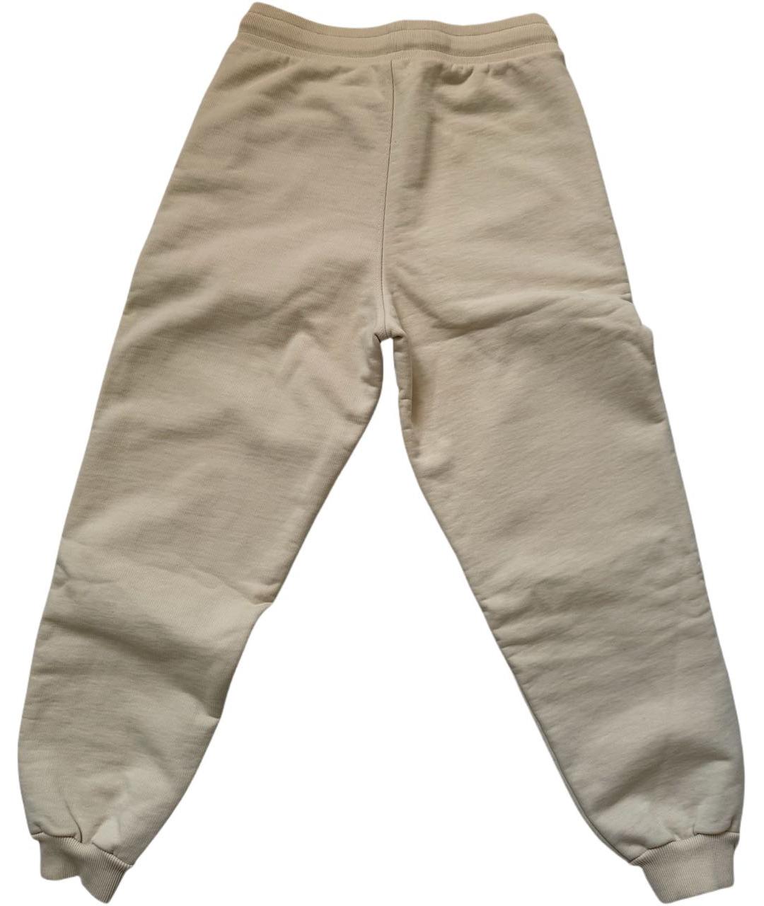 Ami Paris Бежевые хлопковые спортивные брюки и шорты, фото 7