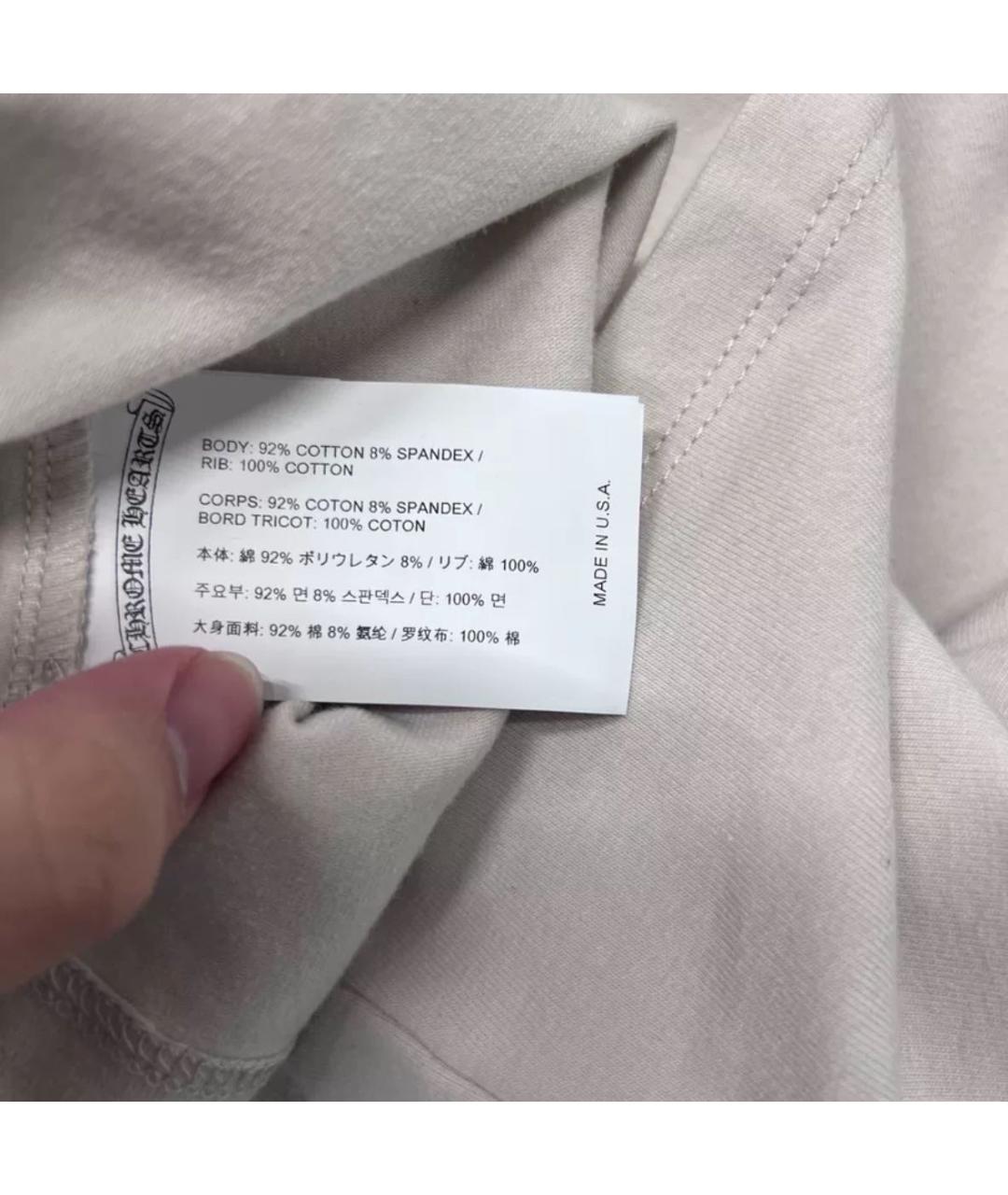 CHROME HEARTS Белая хлопковая майка, фото 4