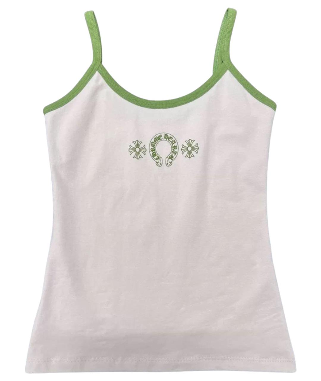 CHROME HEARTS Белая хлопковая майка, фото 1