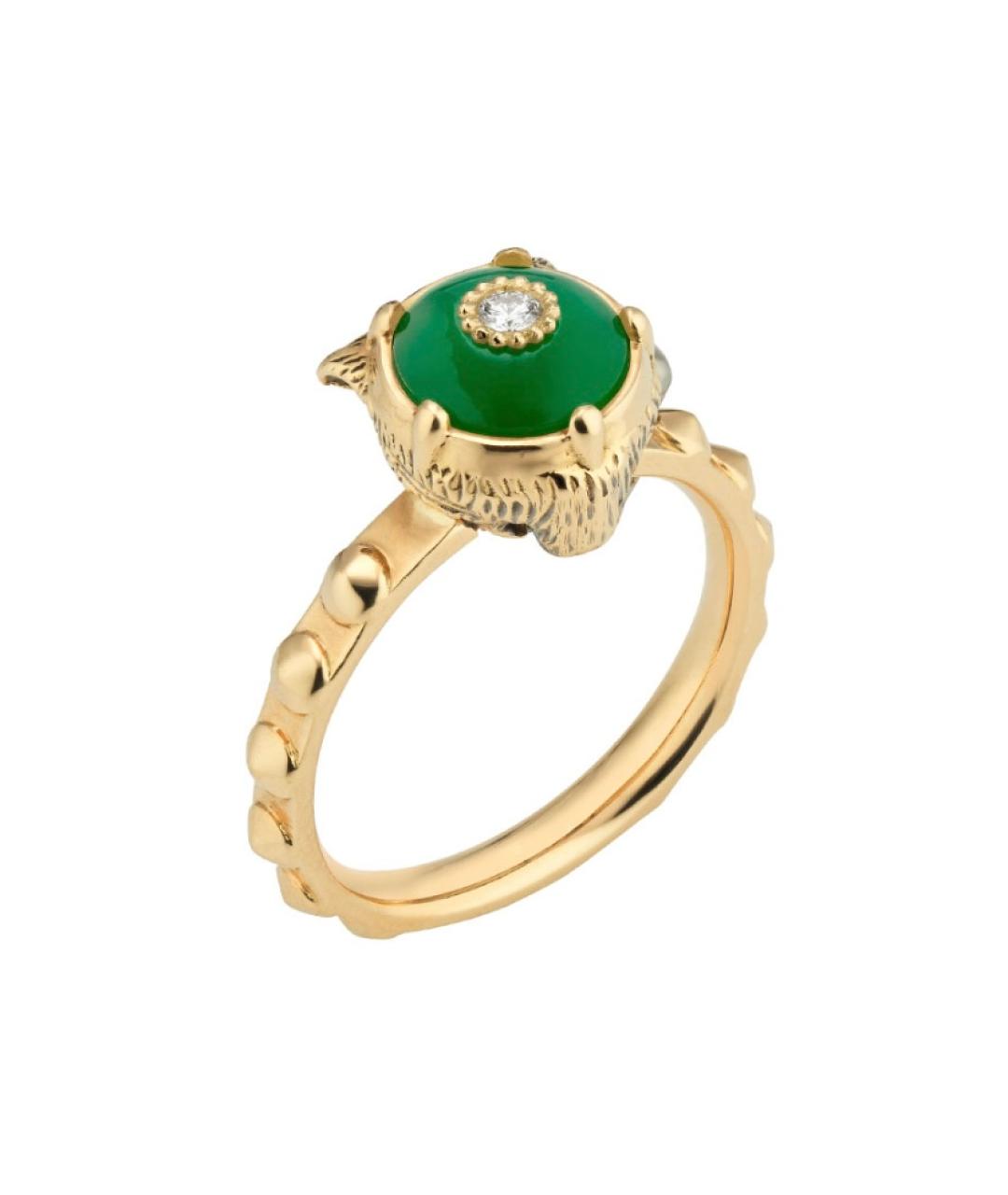 GUCCI Золотое кольцо из желтого золота, фото 1