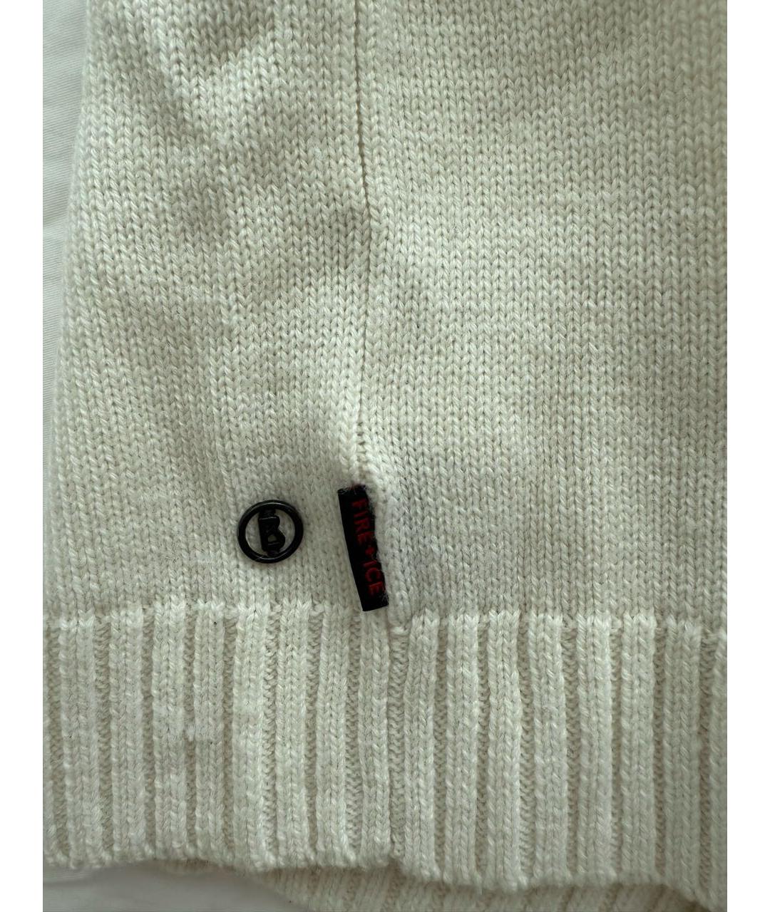 BOGNER Белый шерстяной джемпер / свитер, фото 4