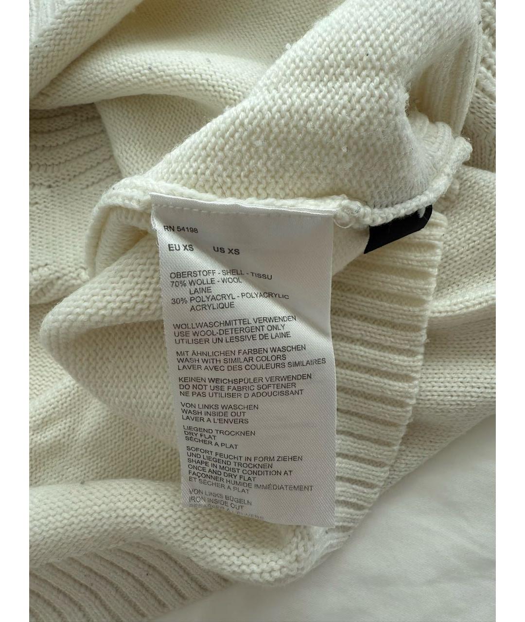 BOGNER Белый шерстяной джемпер / свитер, фото 5