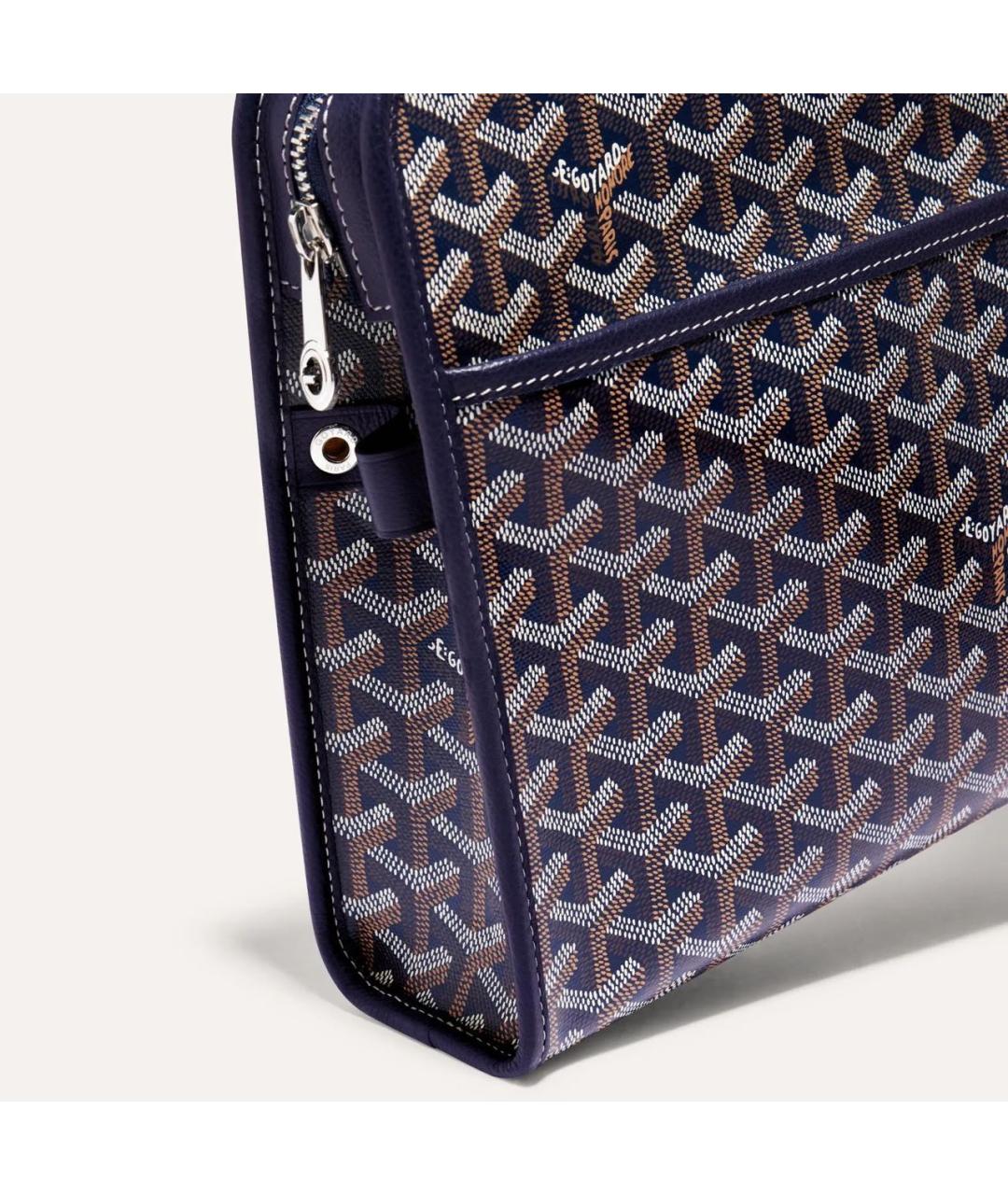 GOYARD Темно-синяя папка для документов, фото 4