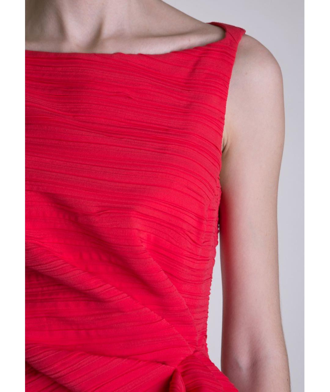 D.EXTERIOR Красное полиамидовое коктейльное платье, фото 4