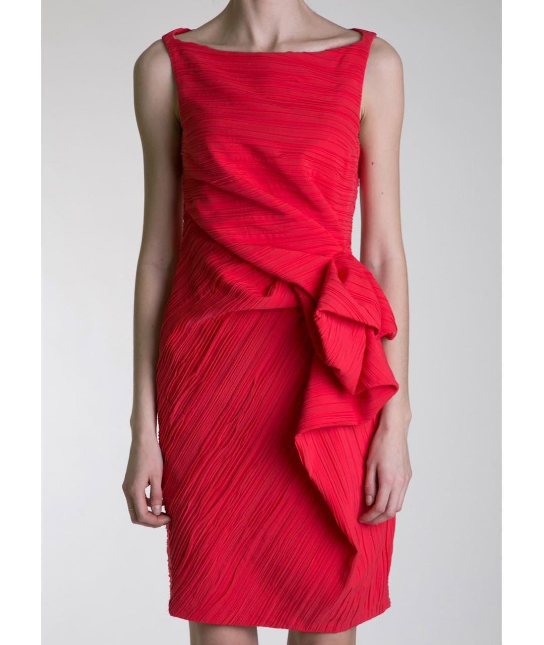 D.EXTERIOR Красное полиамидовое коктейльное платье, фото 3