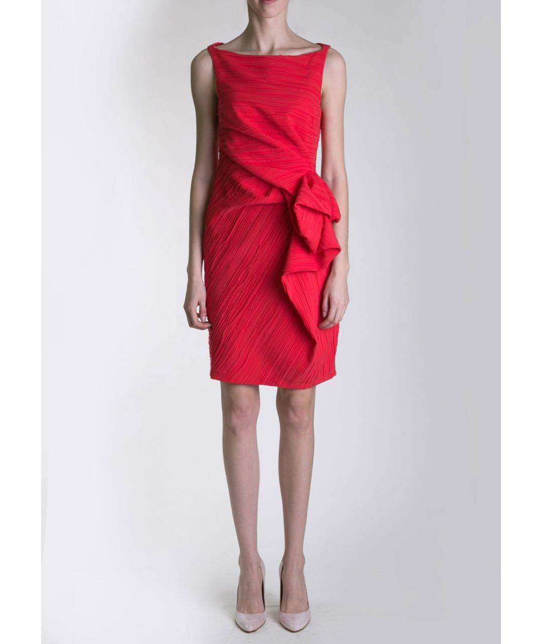 D.EXTERIOR Красное полиамидовое коктейльное платье, фото 2