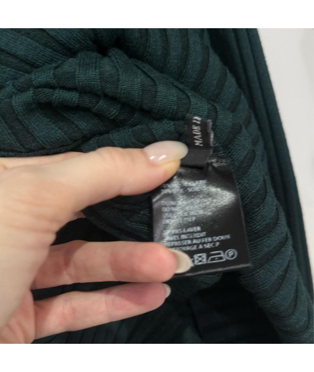 HAIDER ACKERMANN Зеленые шерстяное повседневное платье, фото 6