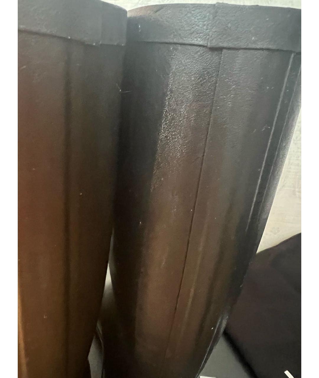 CHANEL Черные резиновые сапоги, фото 8