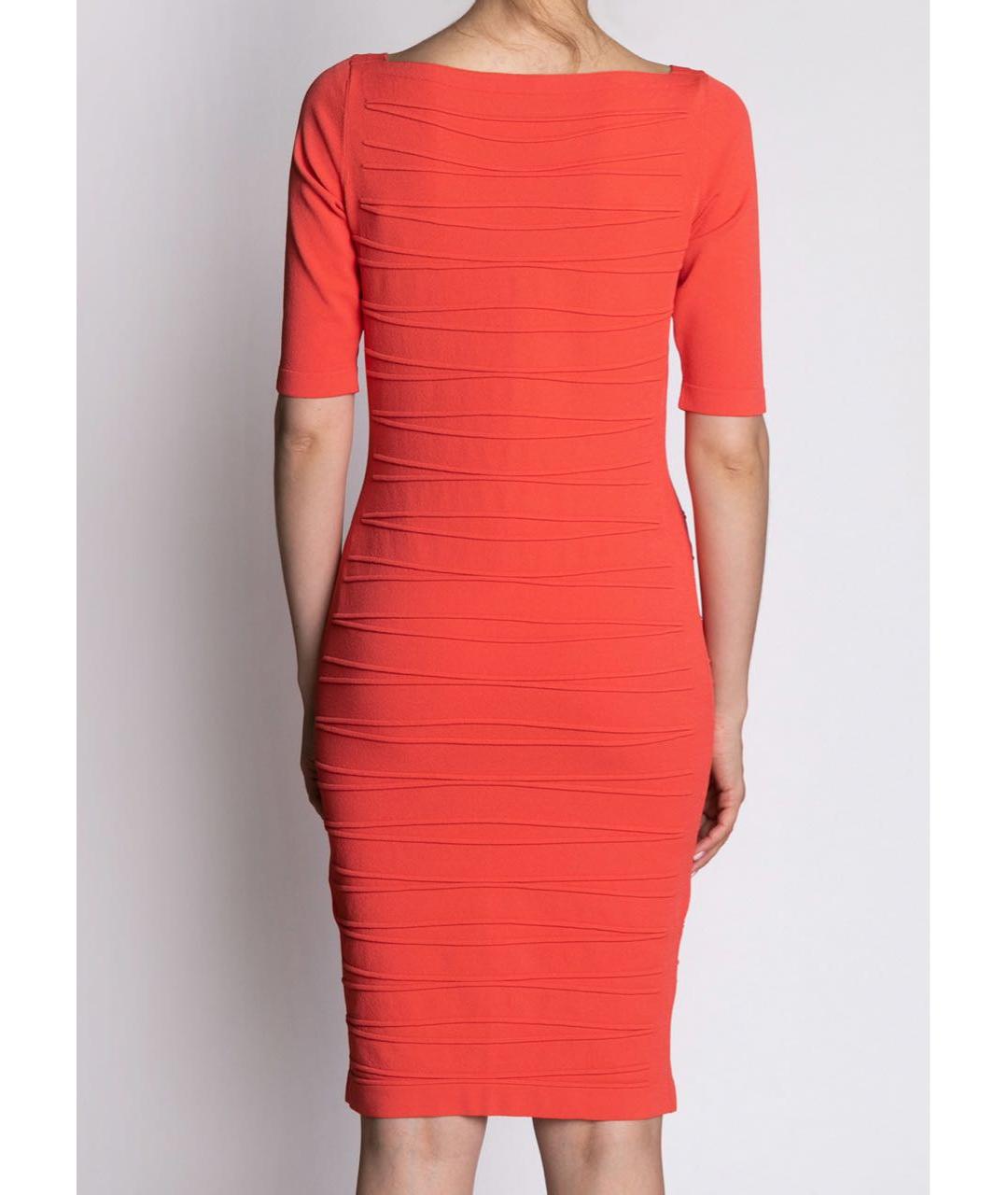 D.EXTERIOR Коралловое вискозное коктейльное платье, фото 4
