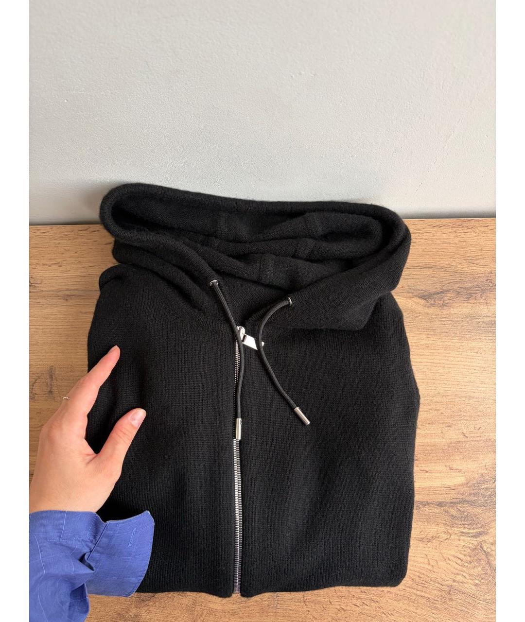 CHRISTIAN DIOR Черный кашемировый кардиган, фото 6