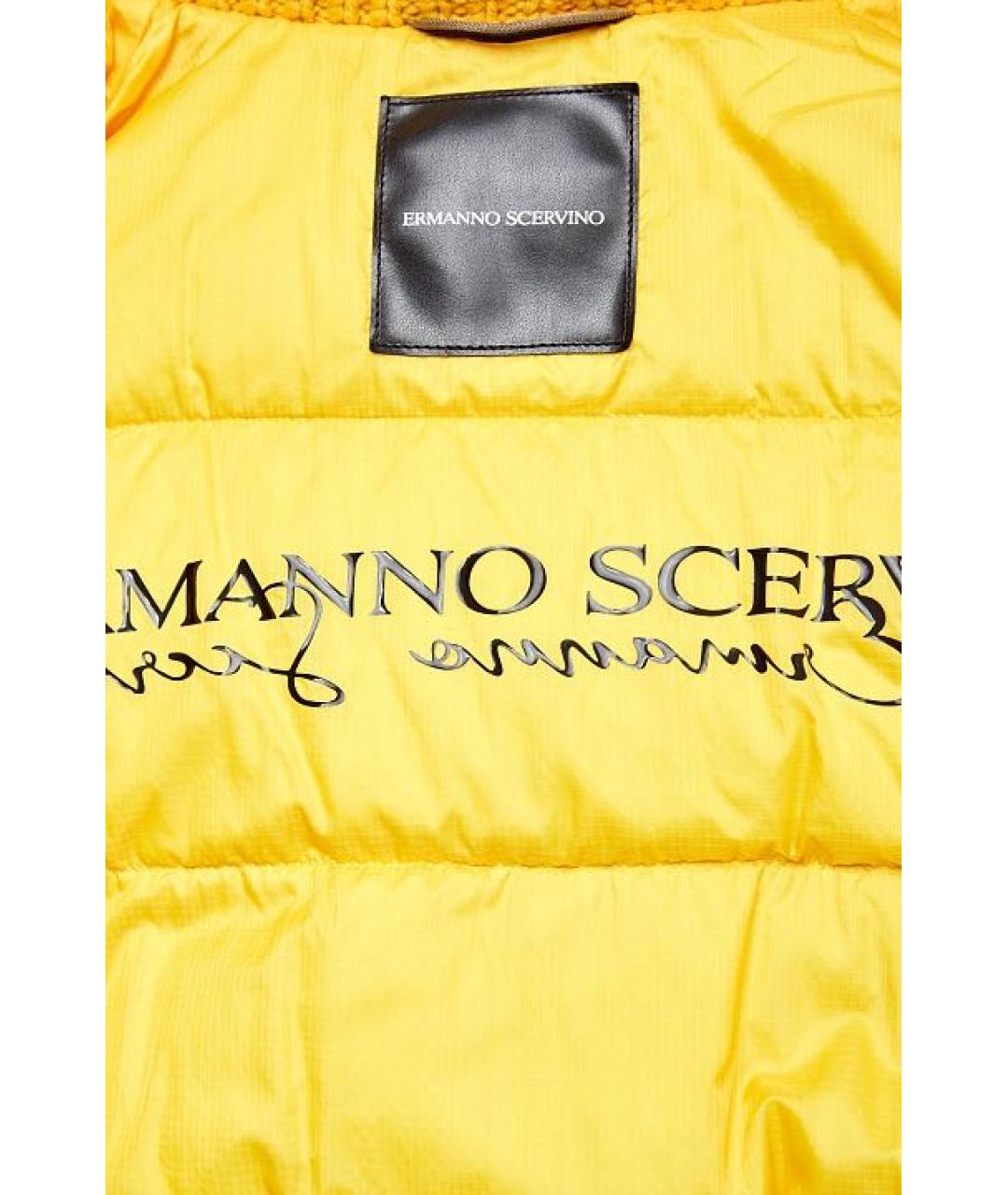 ERMANNO SCERVINO Желтый пуховик, фото 6