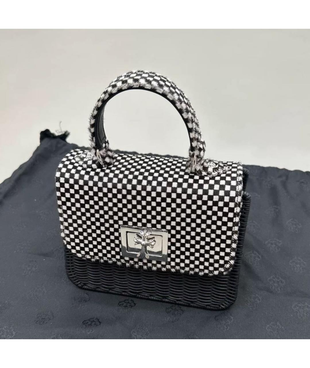 CHROME HEARTS Мульти кожаная сумка с короткими ручками, фото 2