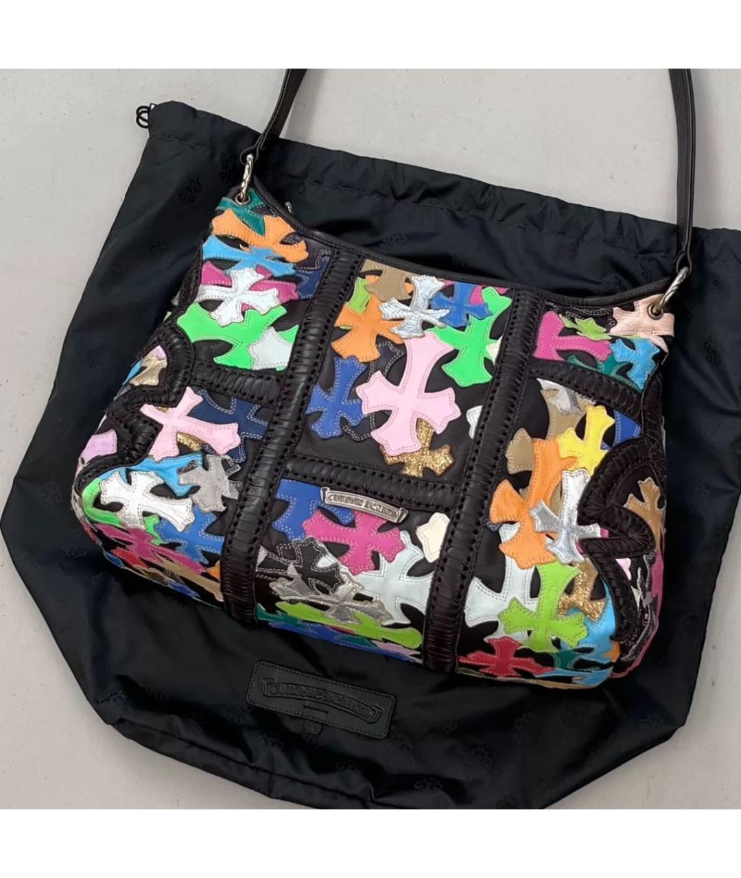 CHROME HEARTS Мульти кожаная сумка тоут, фото 2