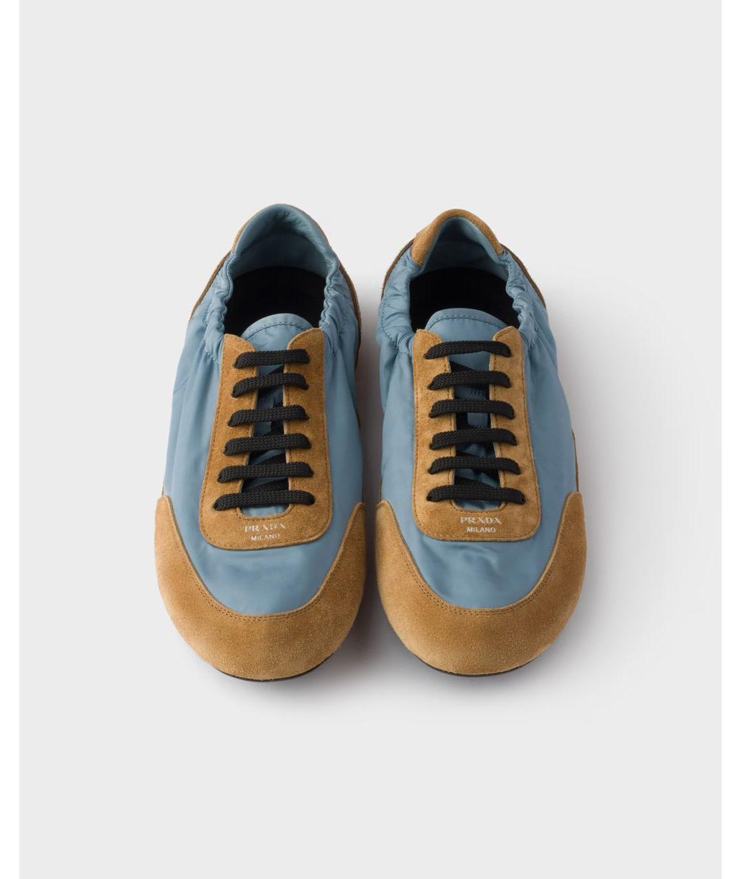 PRADA Голубые кроссовки, фото 3