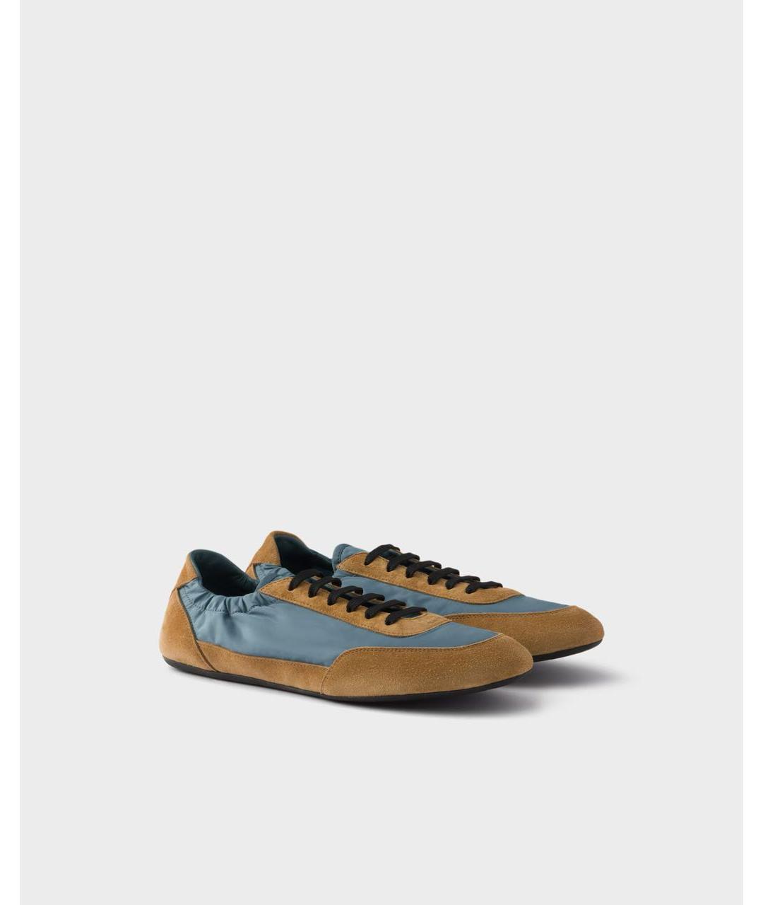 PRADA Голубые кроссовки, фото 2