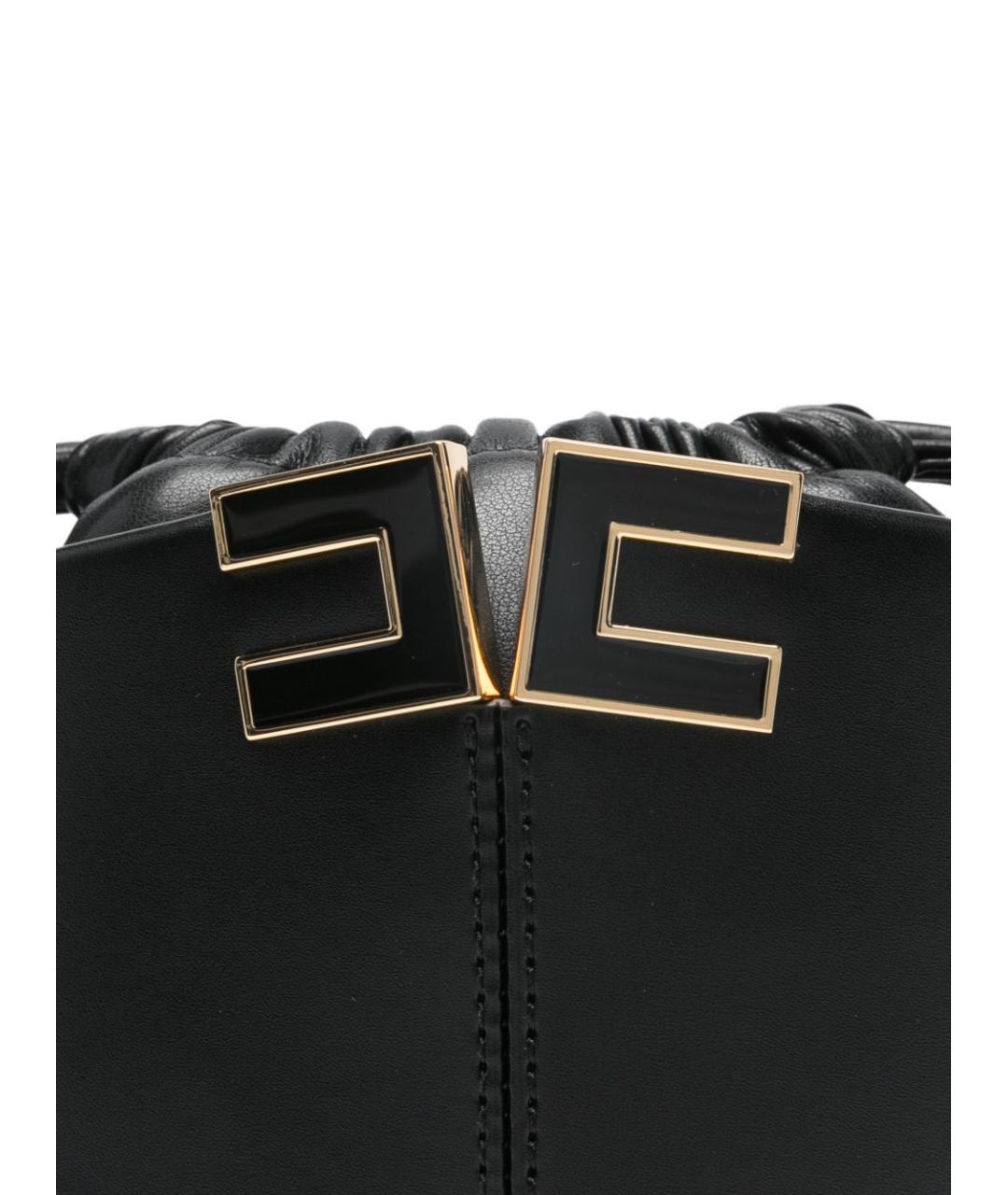 ELISABETTA FRANCHI Черная сумка тоут, фото 3