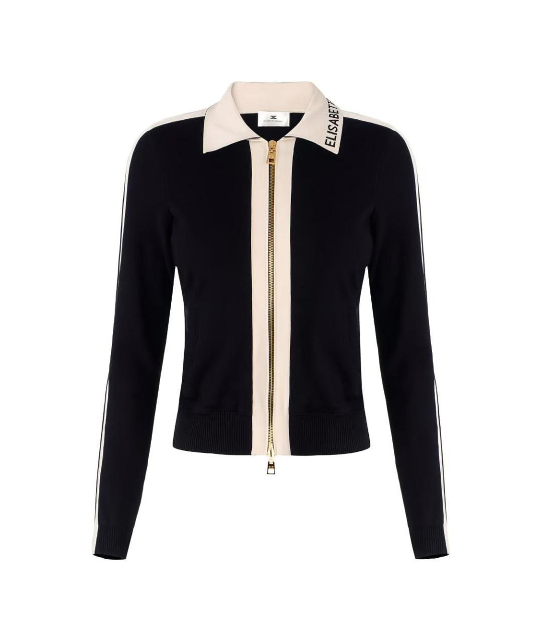 ELISABETTA FRANCHI Черный кардиган, фото 1