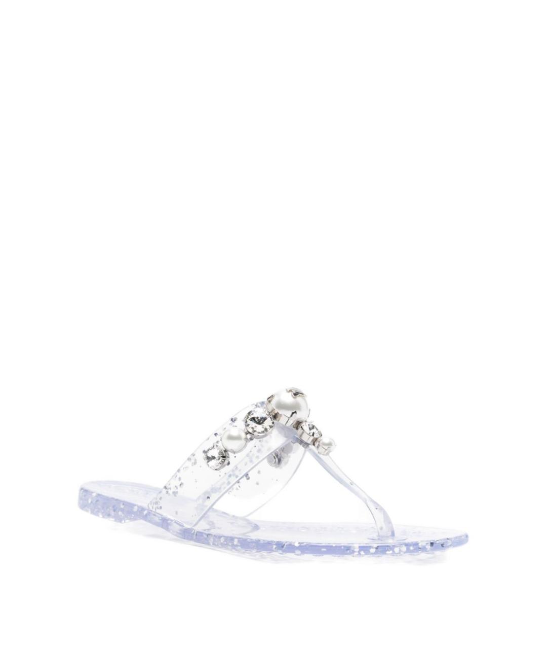 CASADEI Серебряные шлепанцы, фото 2