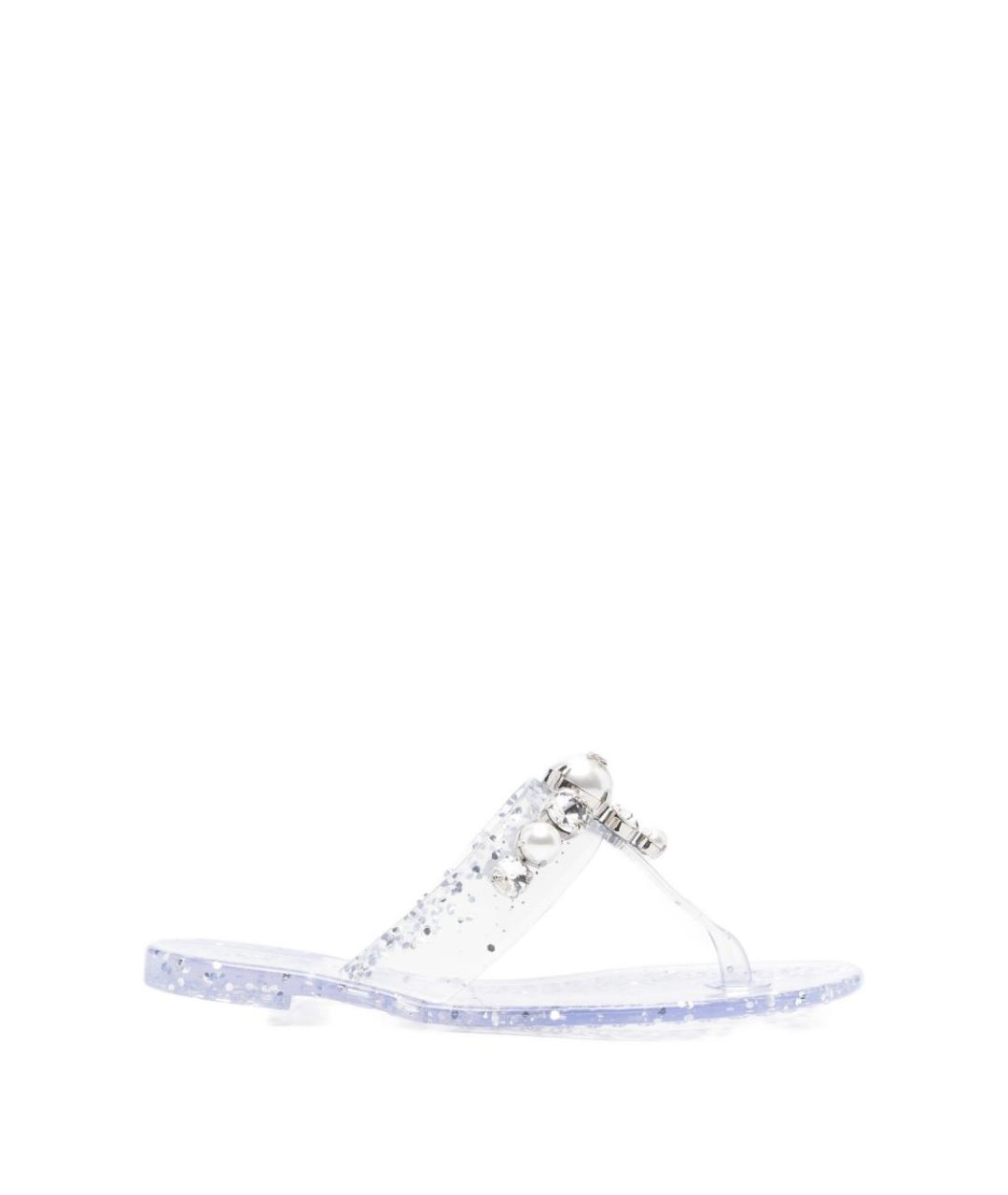 CASADEI Серебряные шлепанцы, фото 1