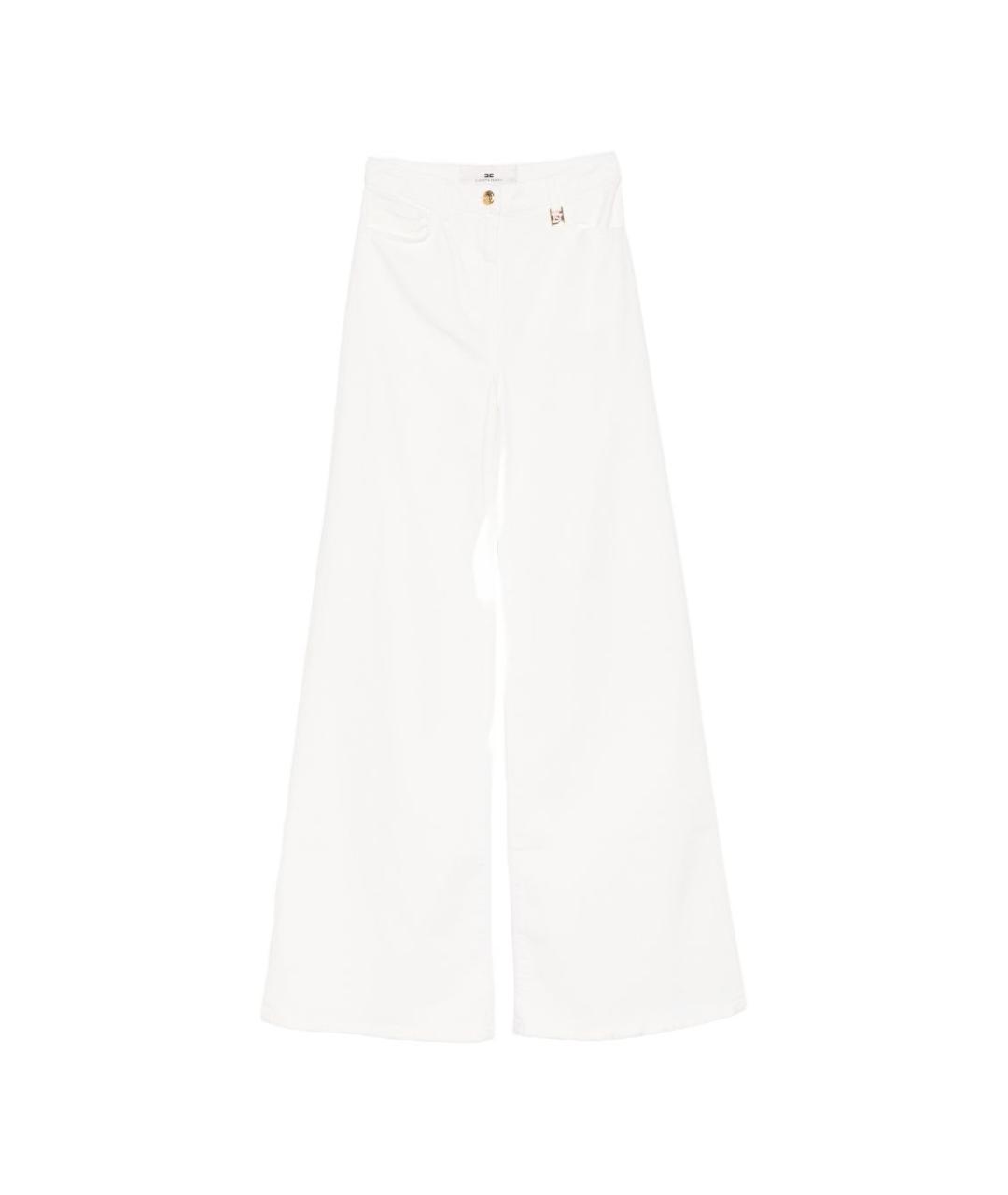 ELISABETTA FRANCHI Бежевые прямые джинсы, фото 1