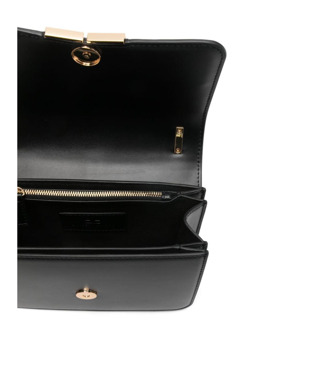 ELISABETTA FRANCHI Черная сумка через плечо, фото 3