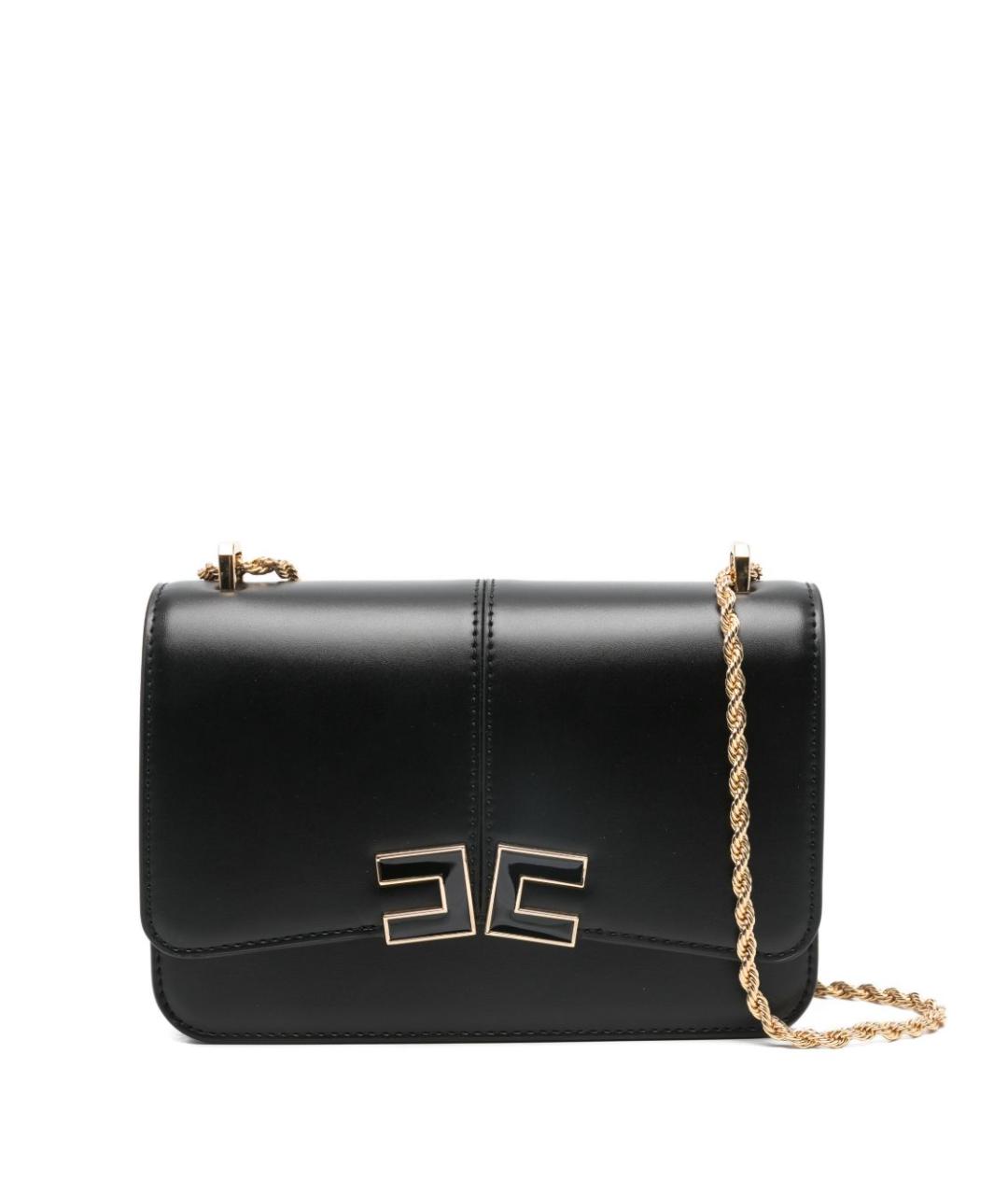 ELISABETTA FRANCHI Черная сумка через плечо, фото 1