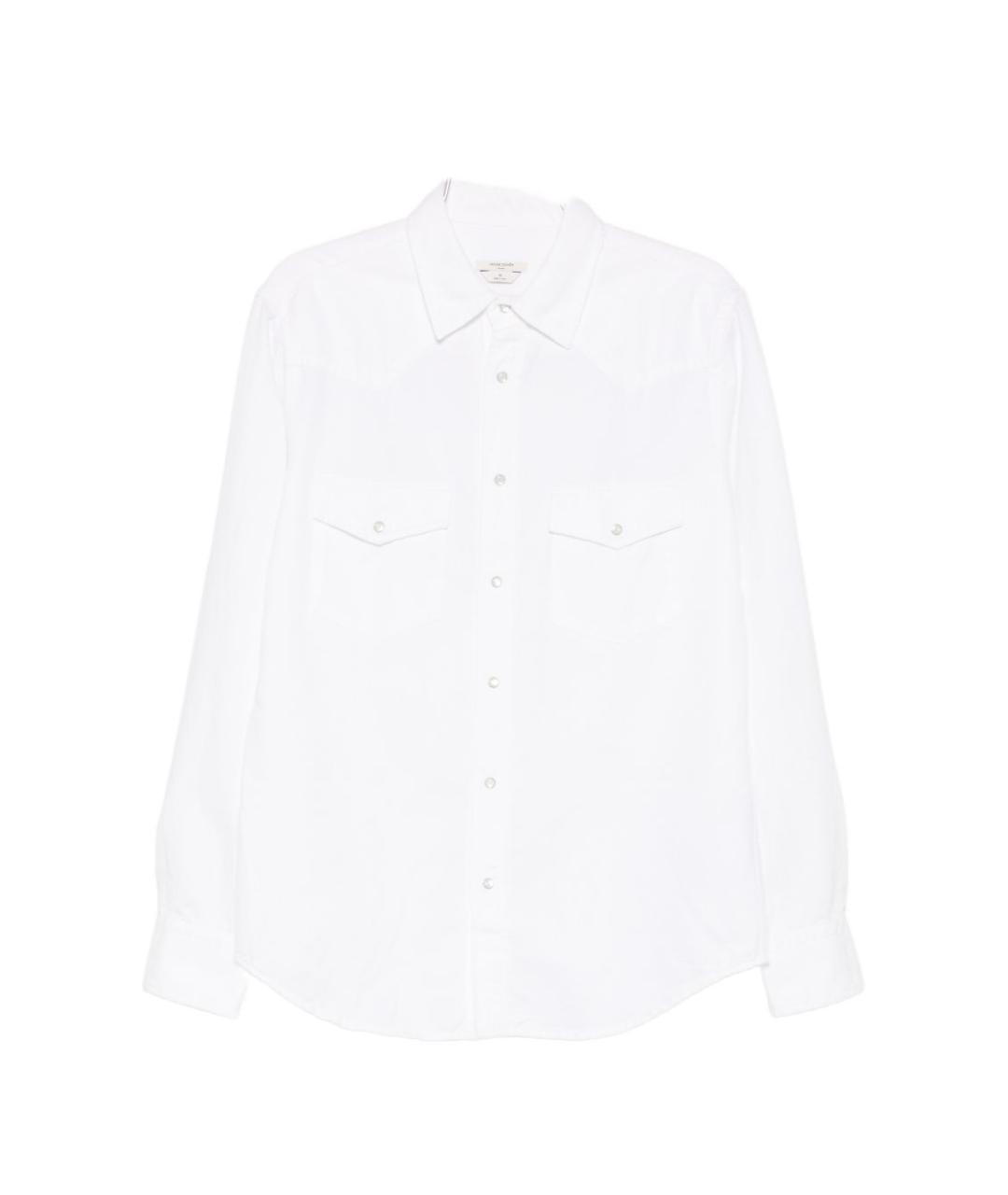 JACOB COHEN Белая хлопковая кэжуал рубашка, фото 1