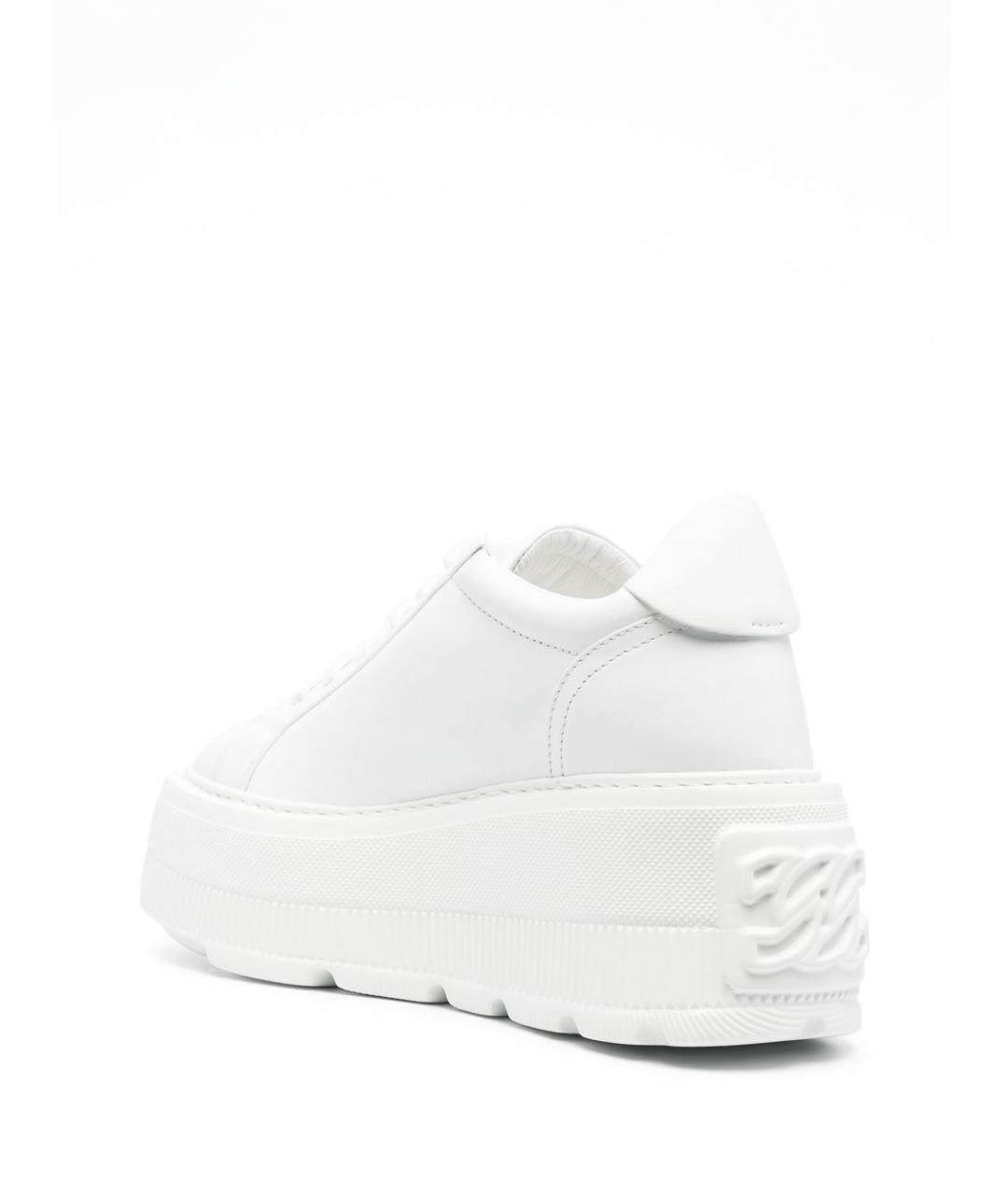 CASADEI Белые кожаные кроссовки, фото 3