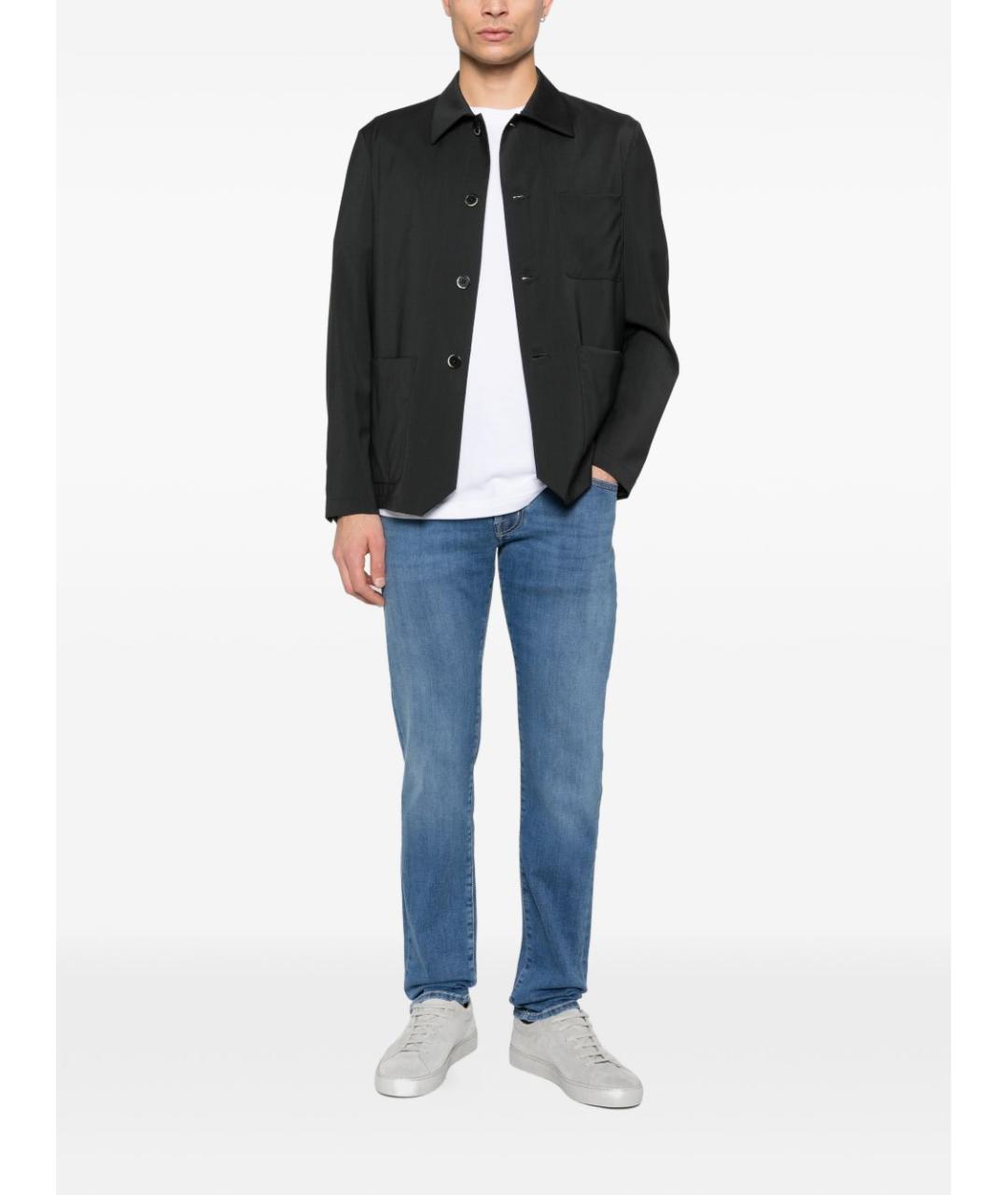 JACOB COHEN Синие хлопковые джинсы скинни, фото 5