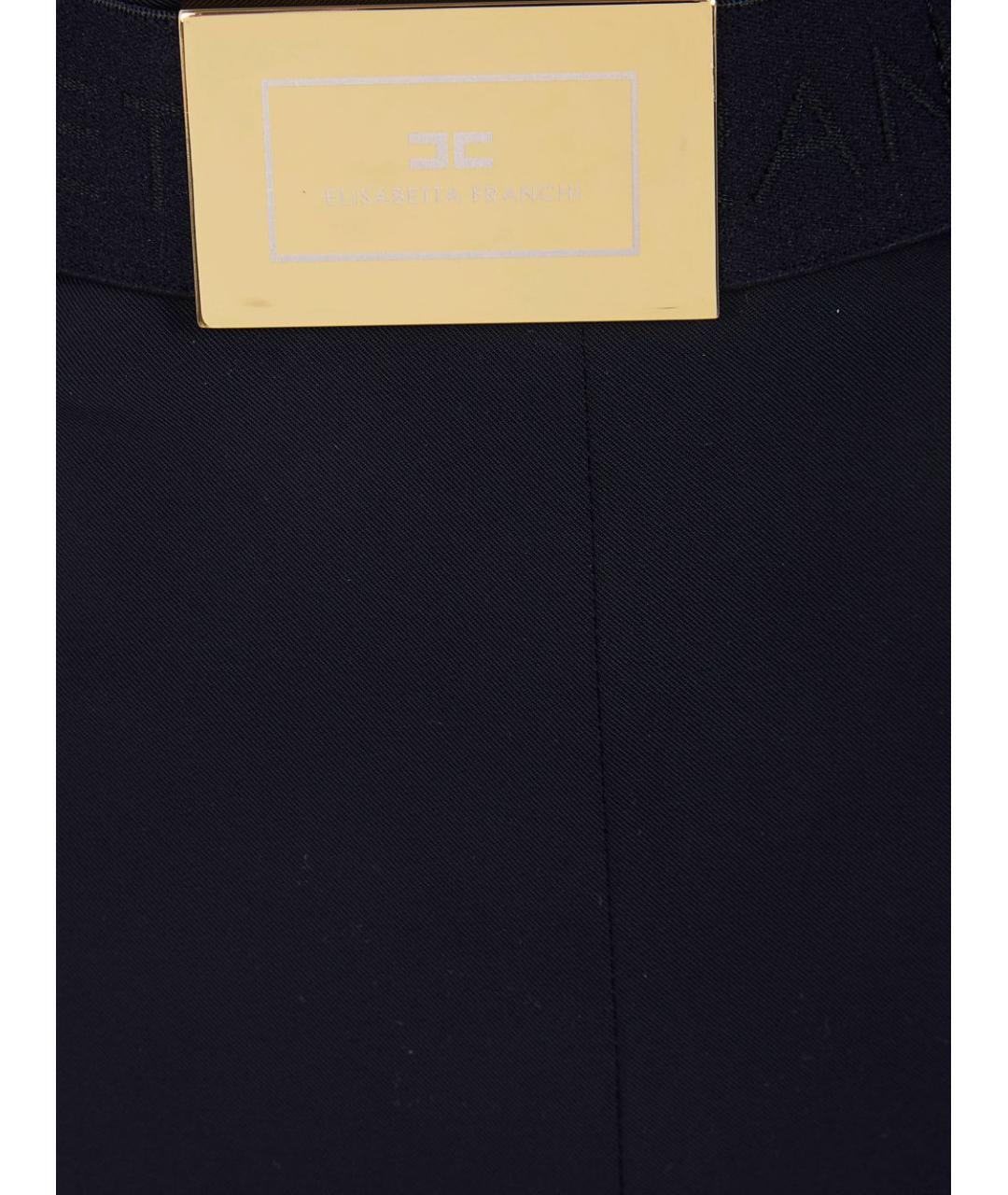 ELISABETTA FRANCHI Черные шорты, фото 2