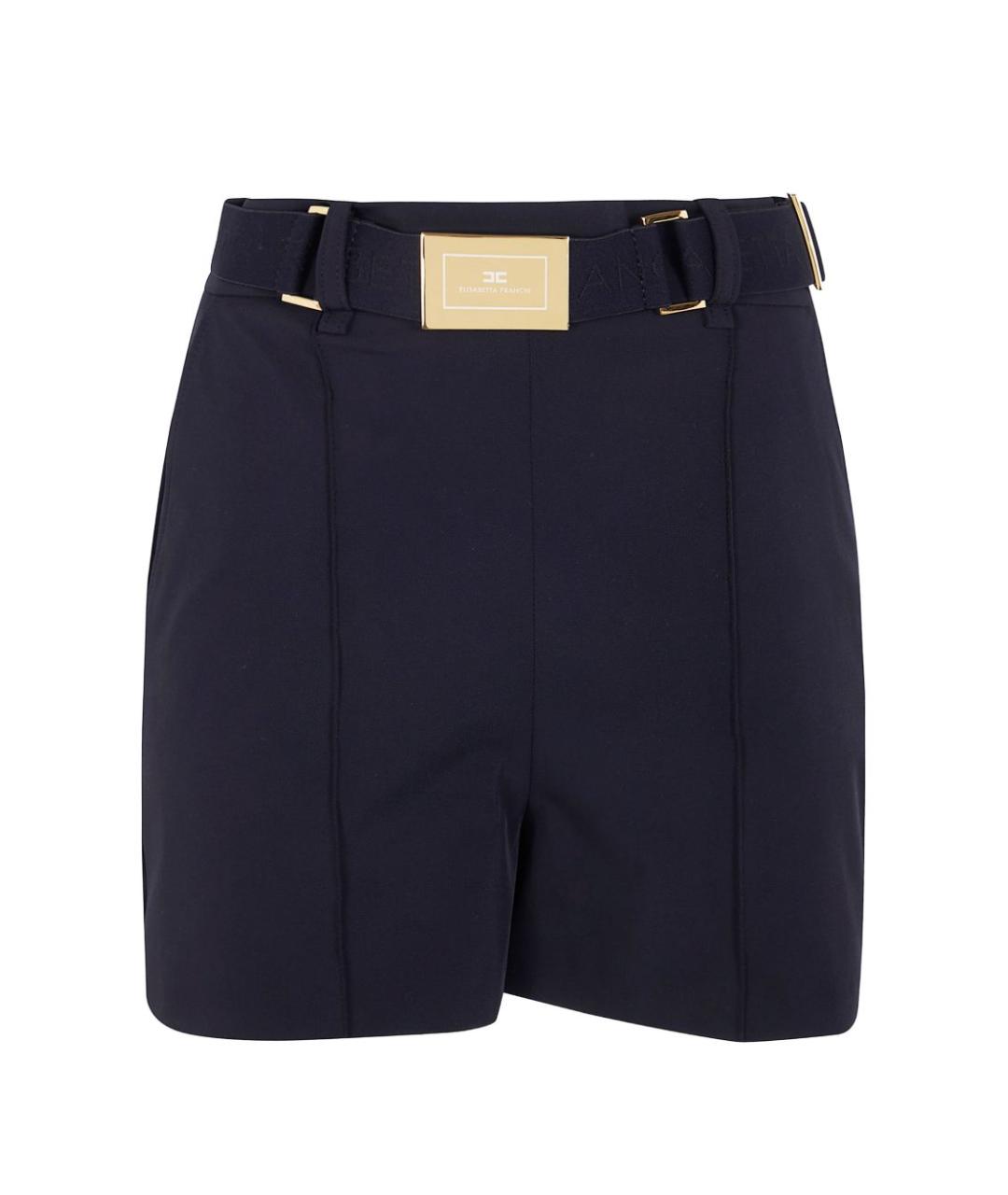 ELISABETTA FRANCHI Черные шорты, фото 1