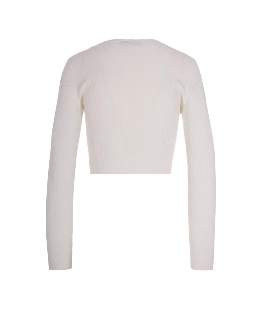 ELISABETTA FRANCHI Белый кардиган, фото 2