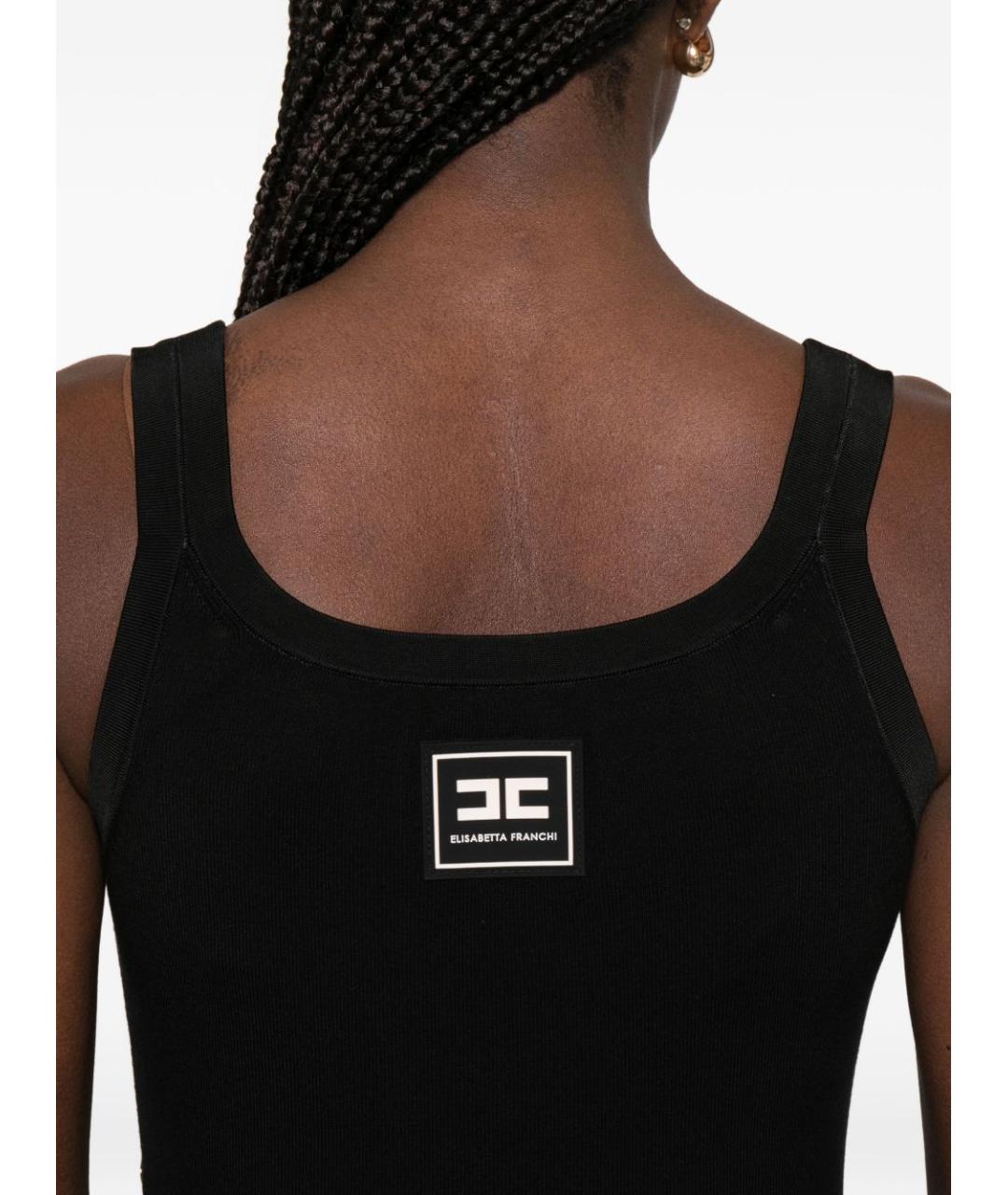 ELISABETTA FRANCHI Черное платье, фото 3