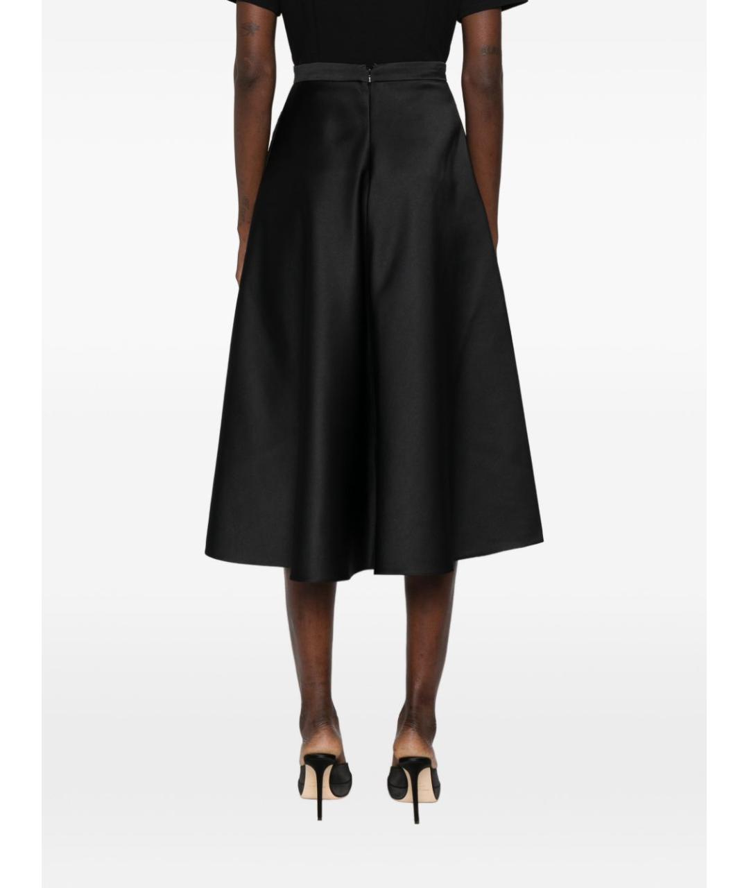 ELISABETTA FRANCHI Черная юбка миди, фото 3
