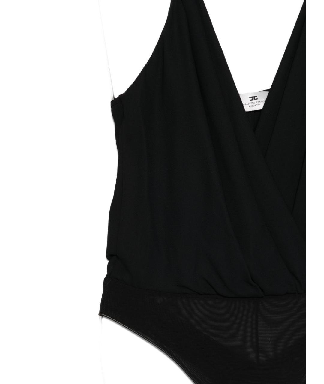ELISABETTA FRANCHI Черное боди, фото 3