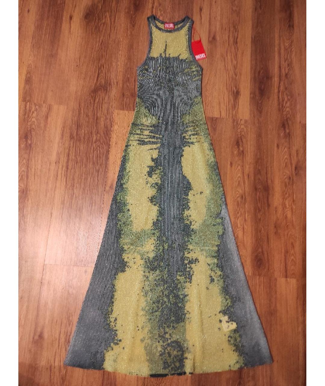 DIESEL Мульти полиэстеровое повседневное платье, фото 5