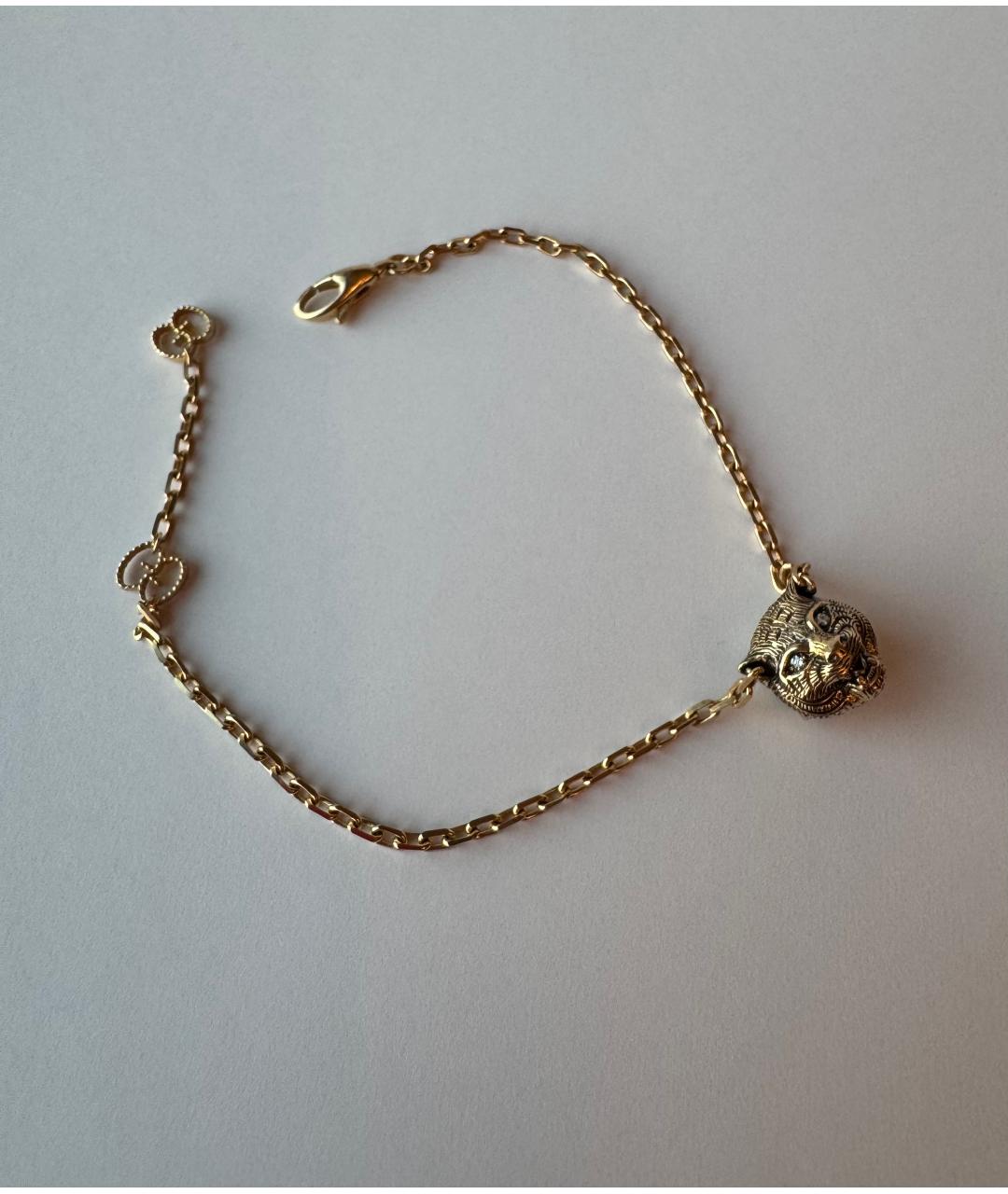 GUCCI Золотой браслет из желтого золота, фото 2