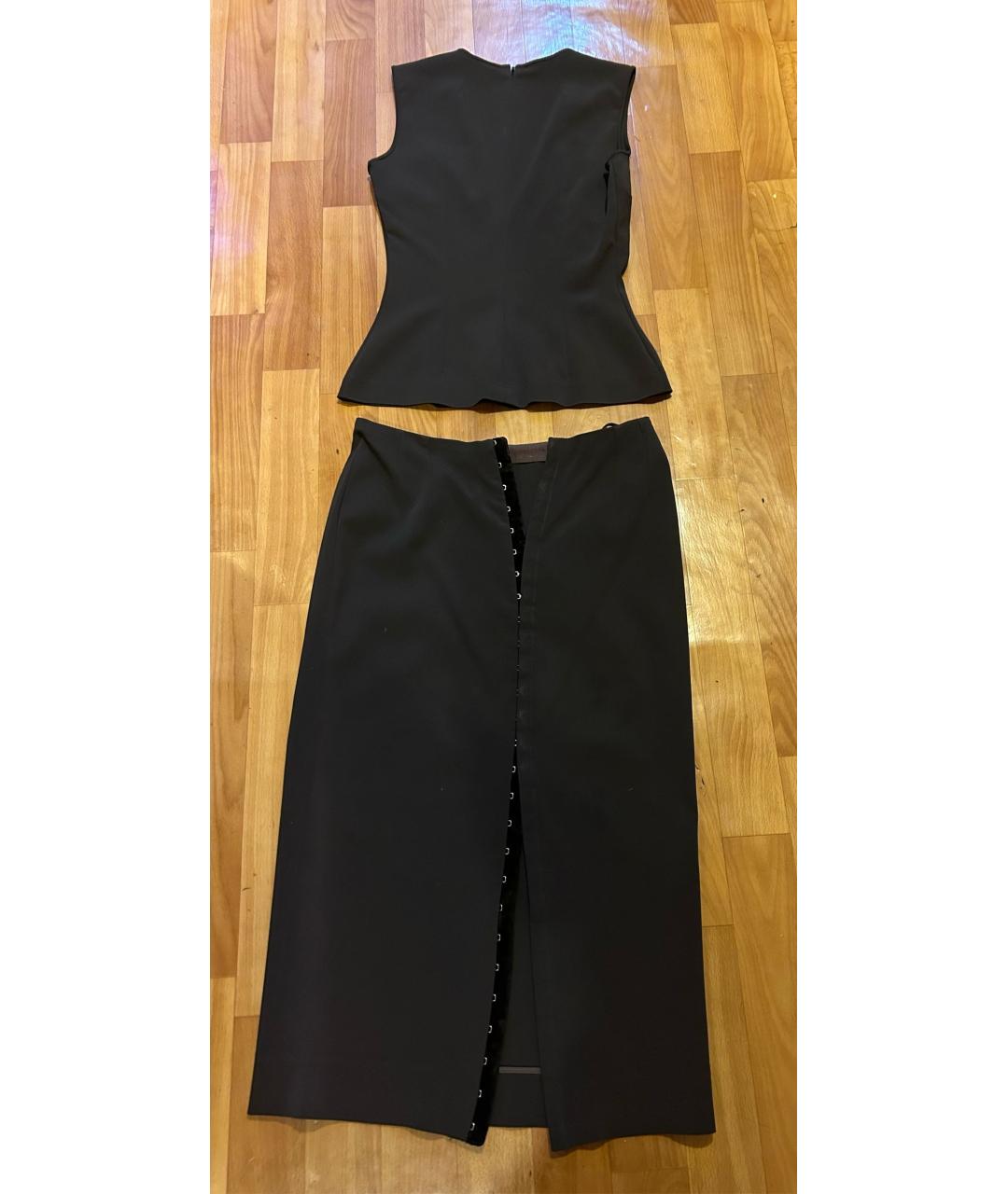 DOLCE&GABBANA Черный костюм с юбками, фото 2