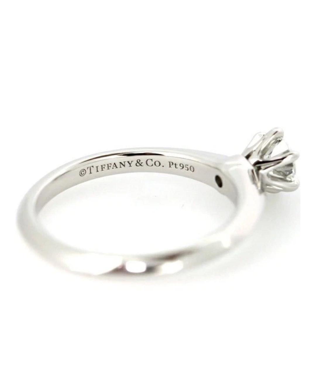TIFFANY&CO Белое платиновое кольцо, фото 2
