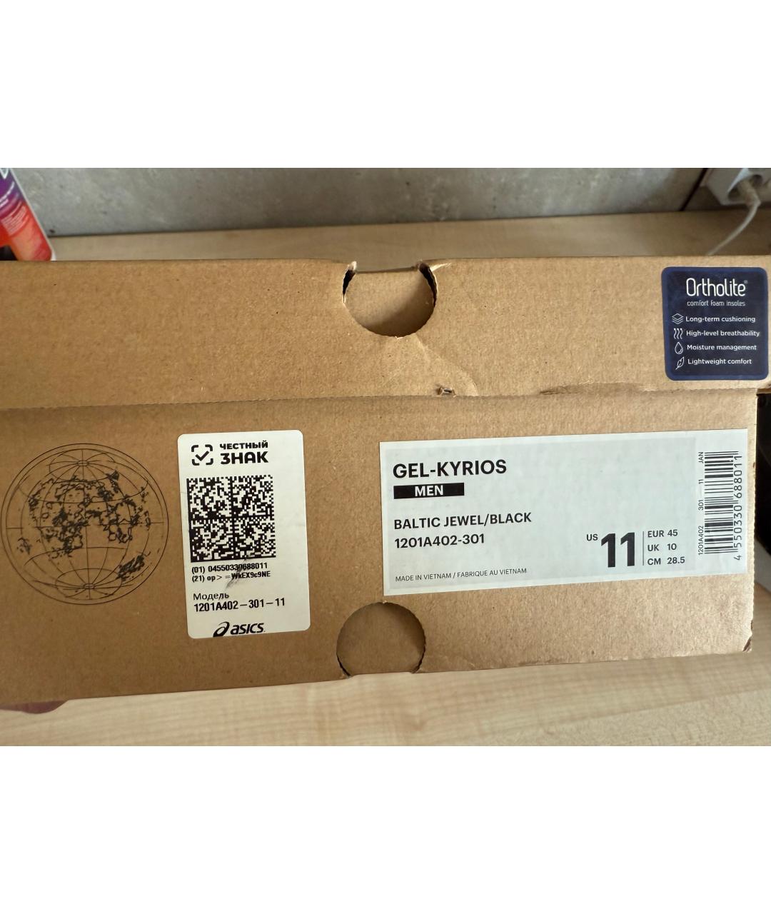 ASICS Мульти текстильные низкие кроссовки / кеды, фото 4