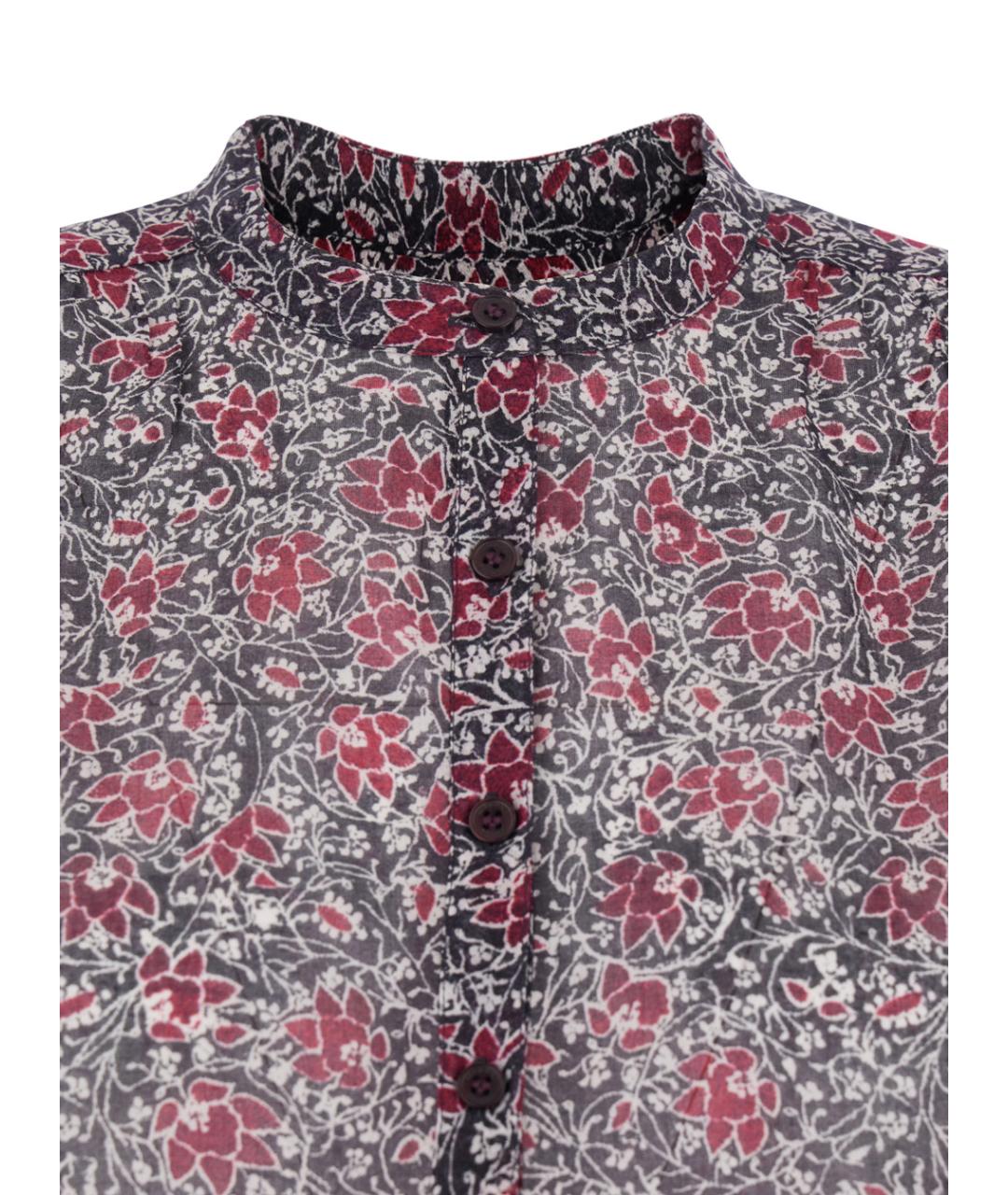 ISABEL MARANT Фиолетовая хлопковая блузы, фото 3