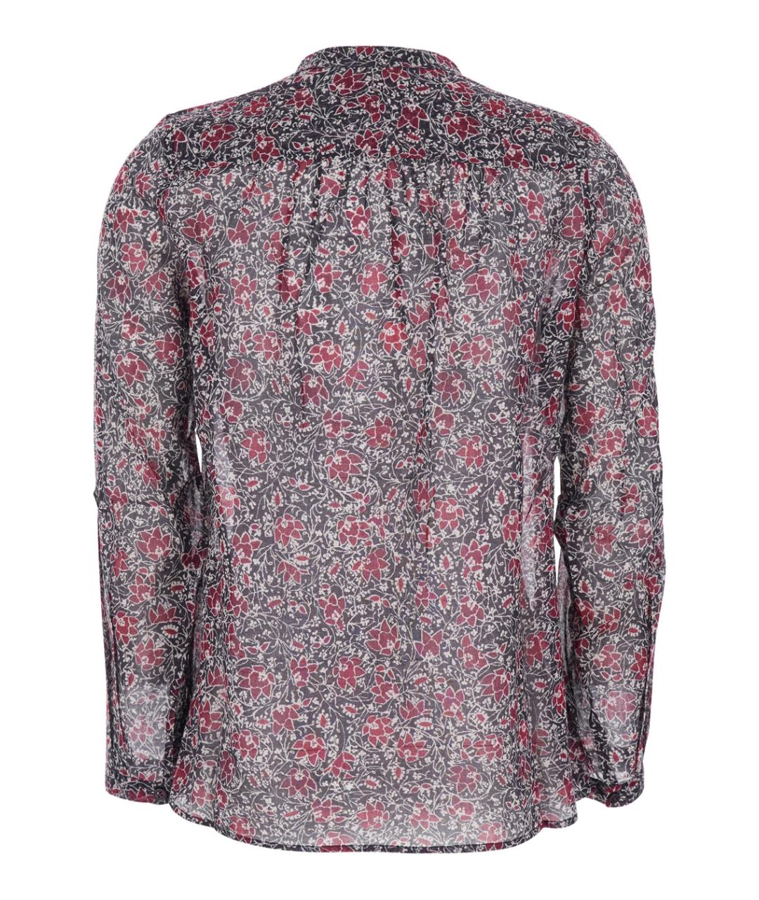 ISABEL MARANT Фиолетовая хлопковая блузы, фото 2